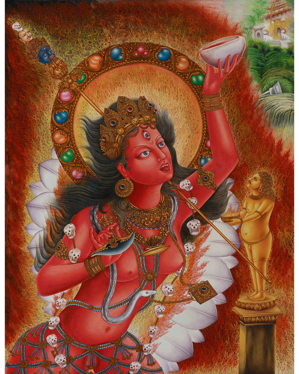 Thangka Of Vajrayogini 