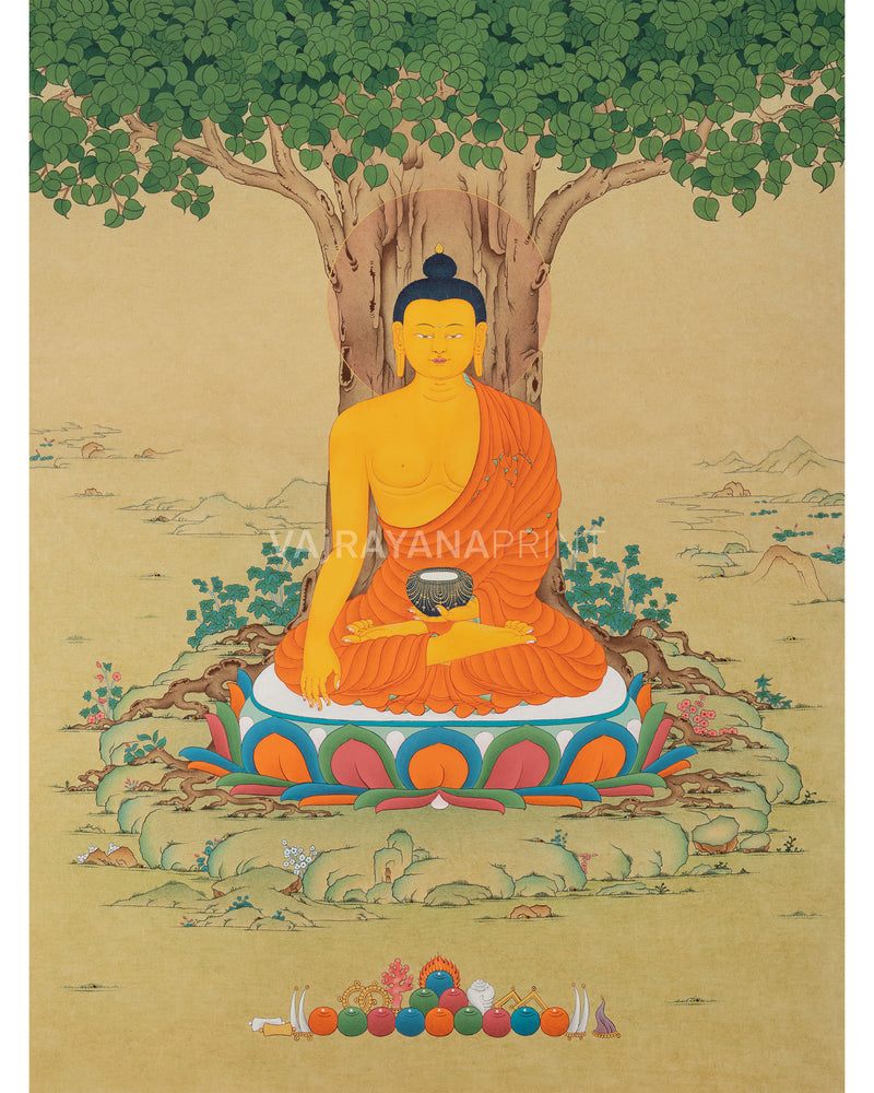 The Enlightened Shakyamuni Buddha