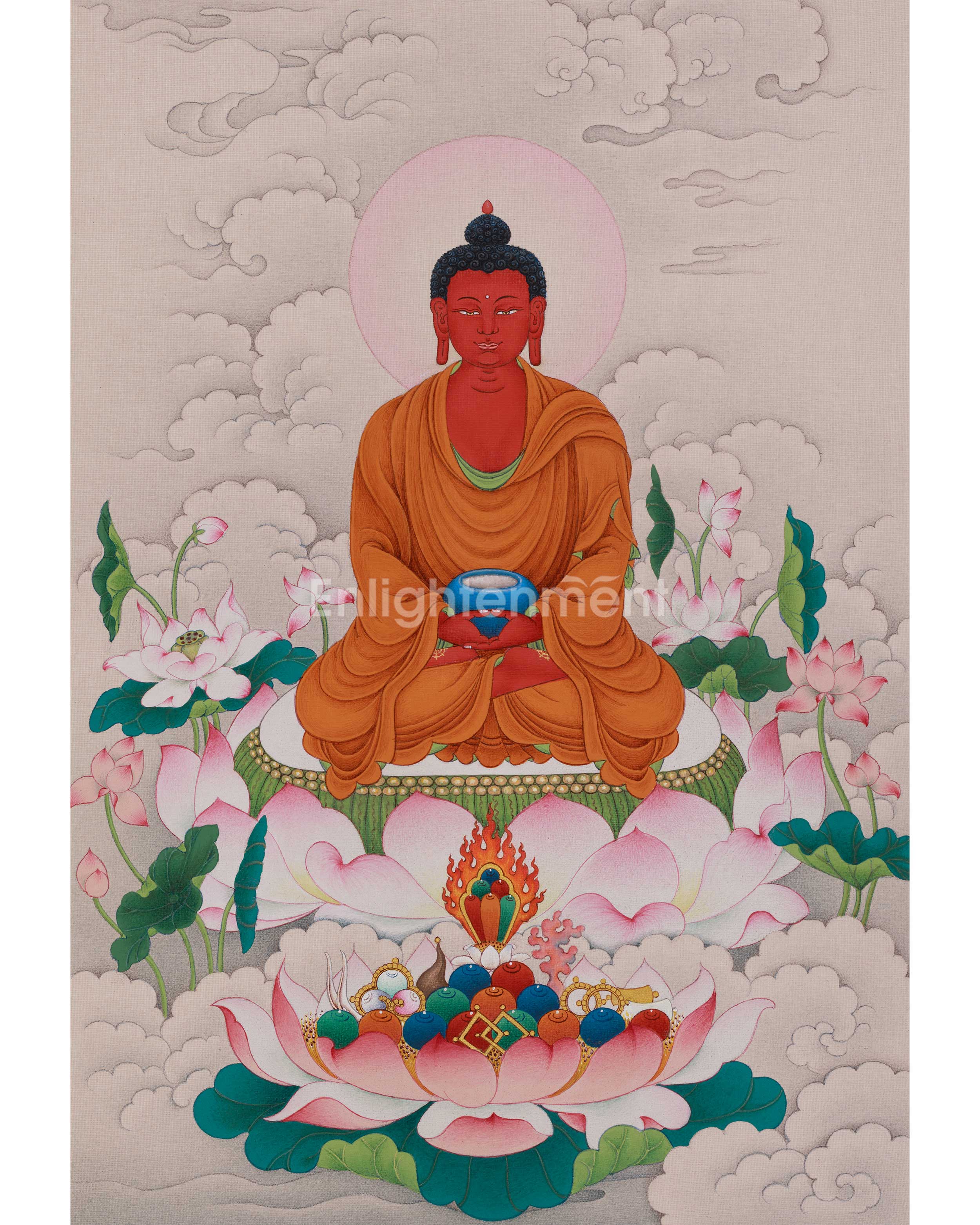 Tibetan Amitabha Buddha Thangka
