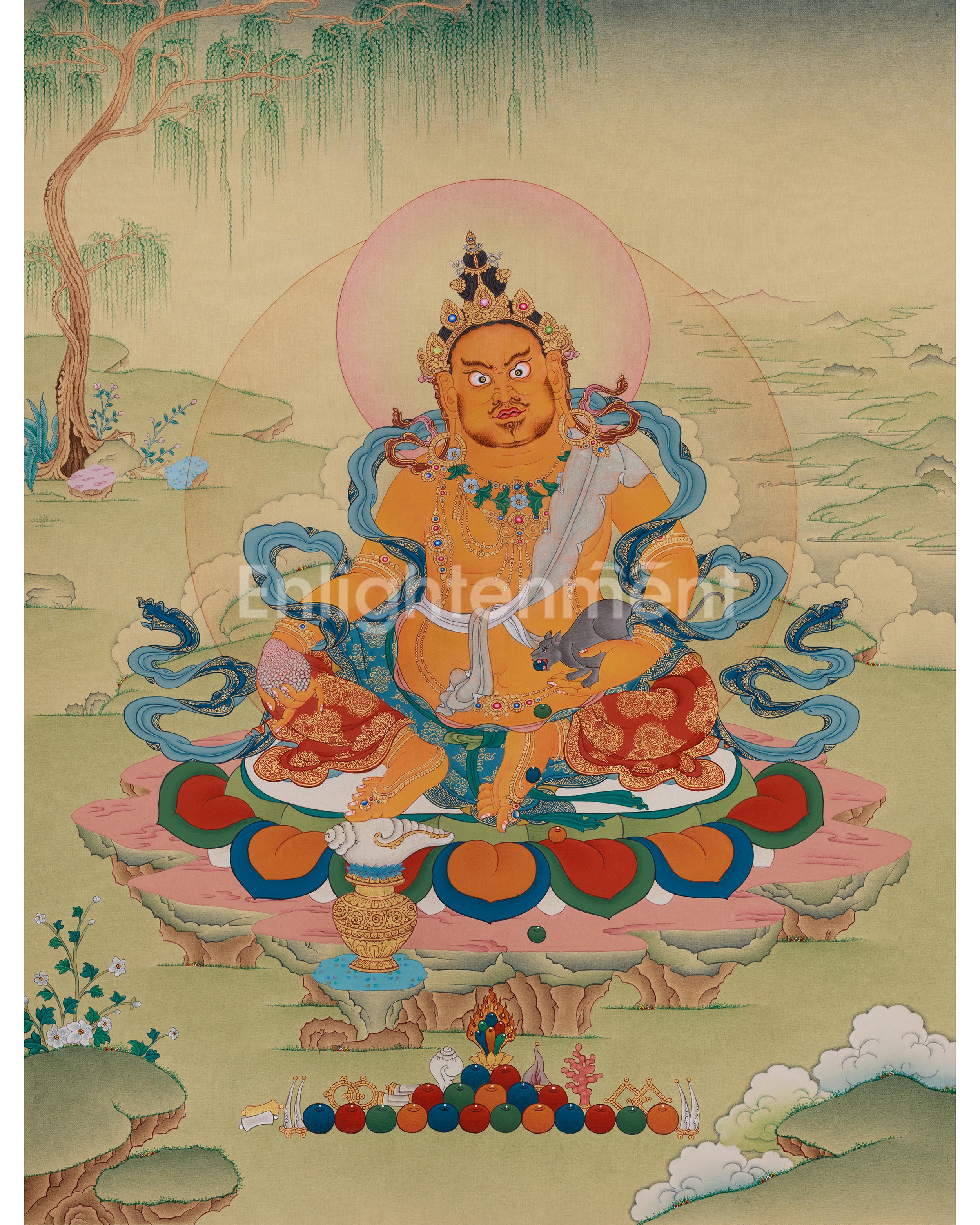 Tibetan Dzambhala Artwork 