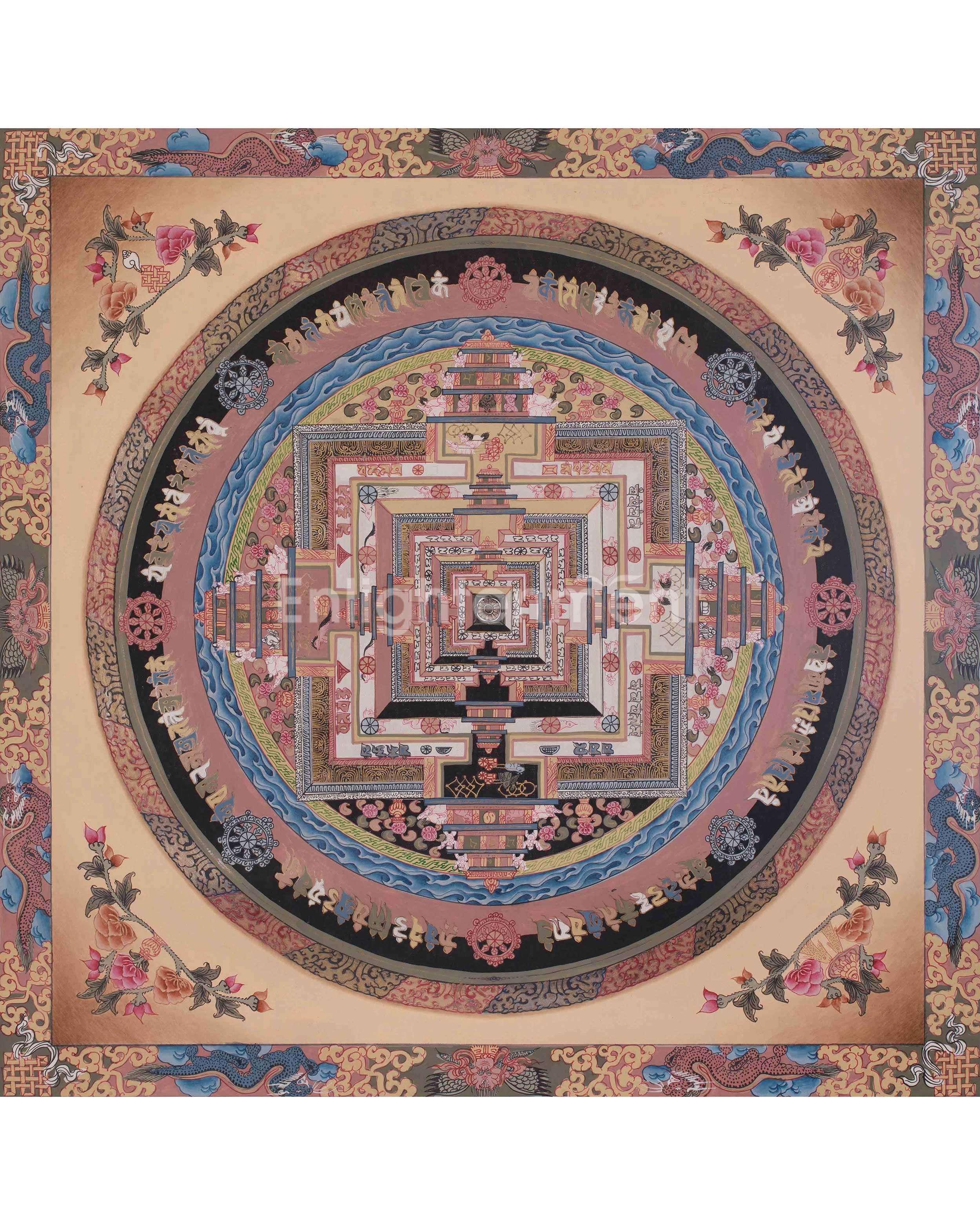 Tibetan Kalachakra Mandala Artwork