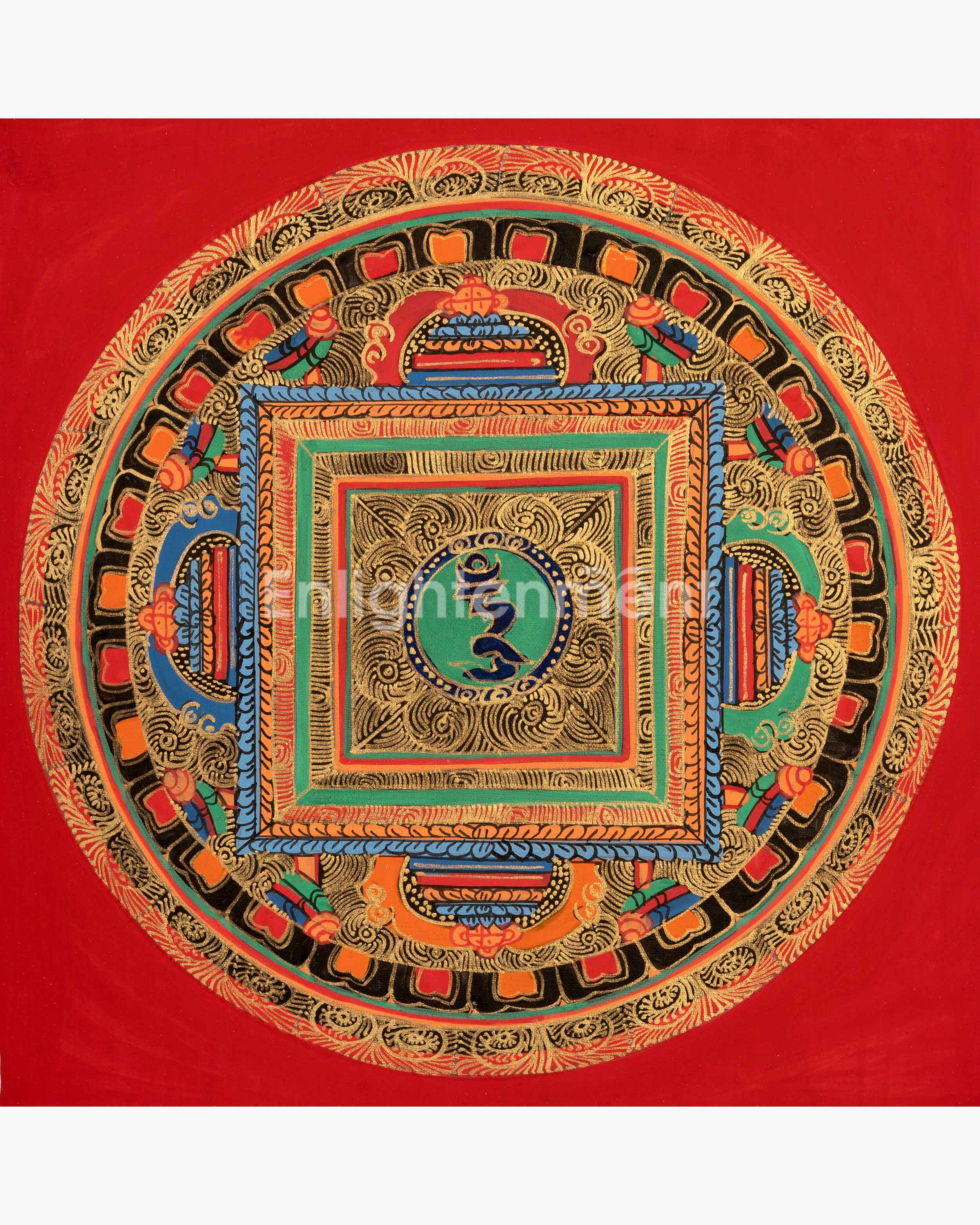 Tibetan Mantra Mandala