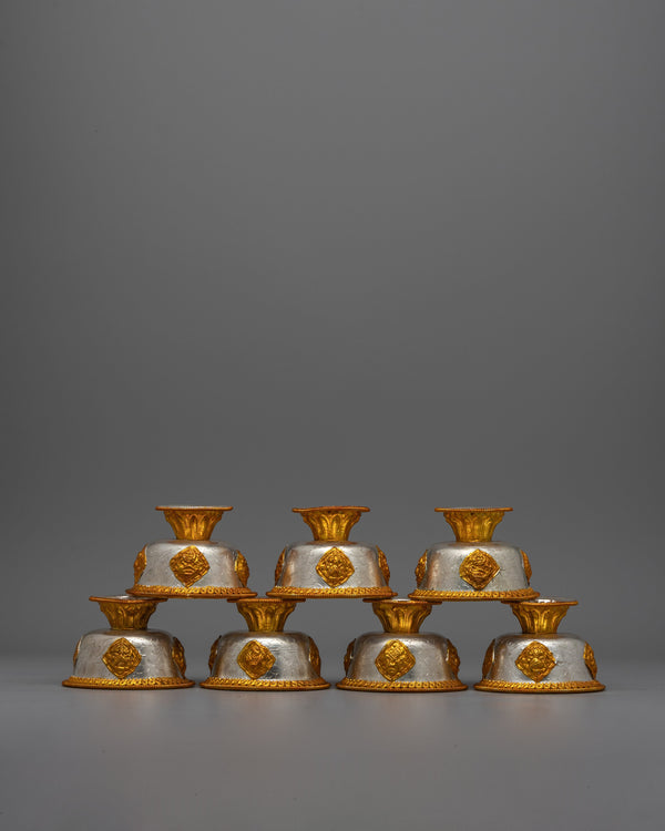 Tibetan Offering Bowl Set&nbsp;