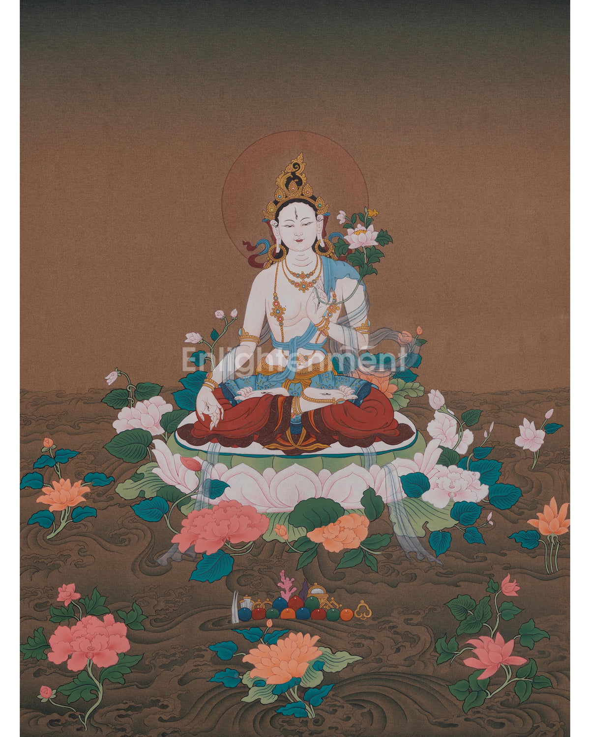 Tibetan Sita Tara Thangka 
