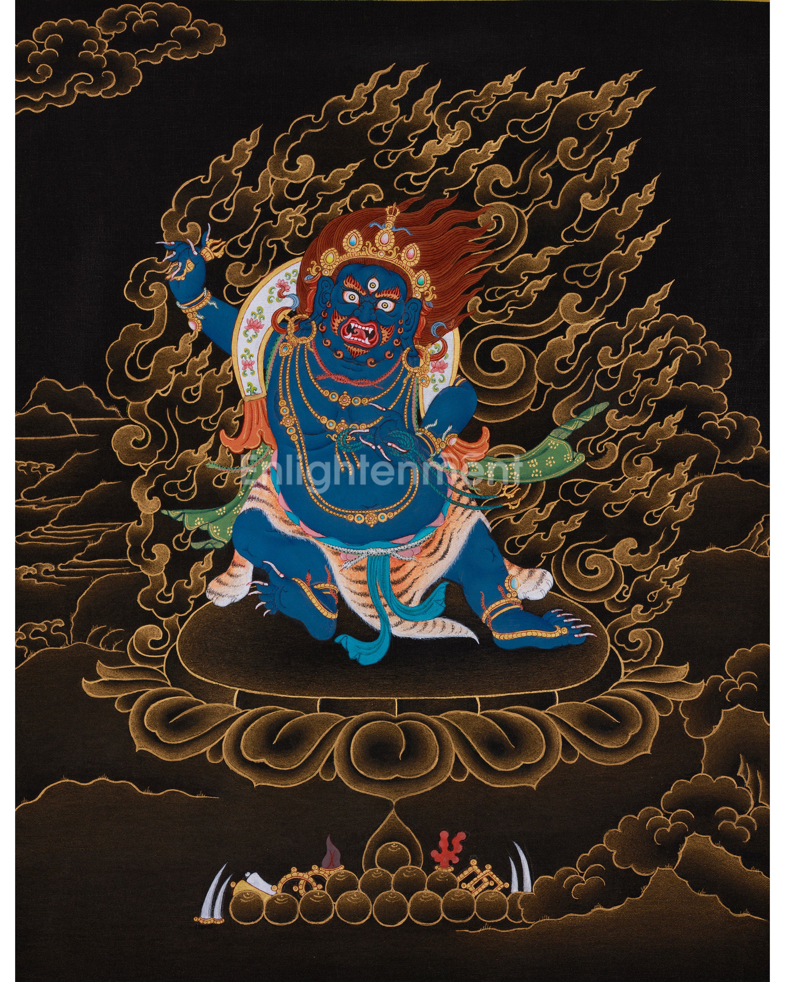 Tibetan Thangka of Vajrapani 