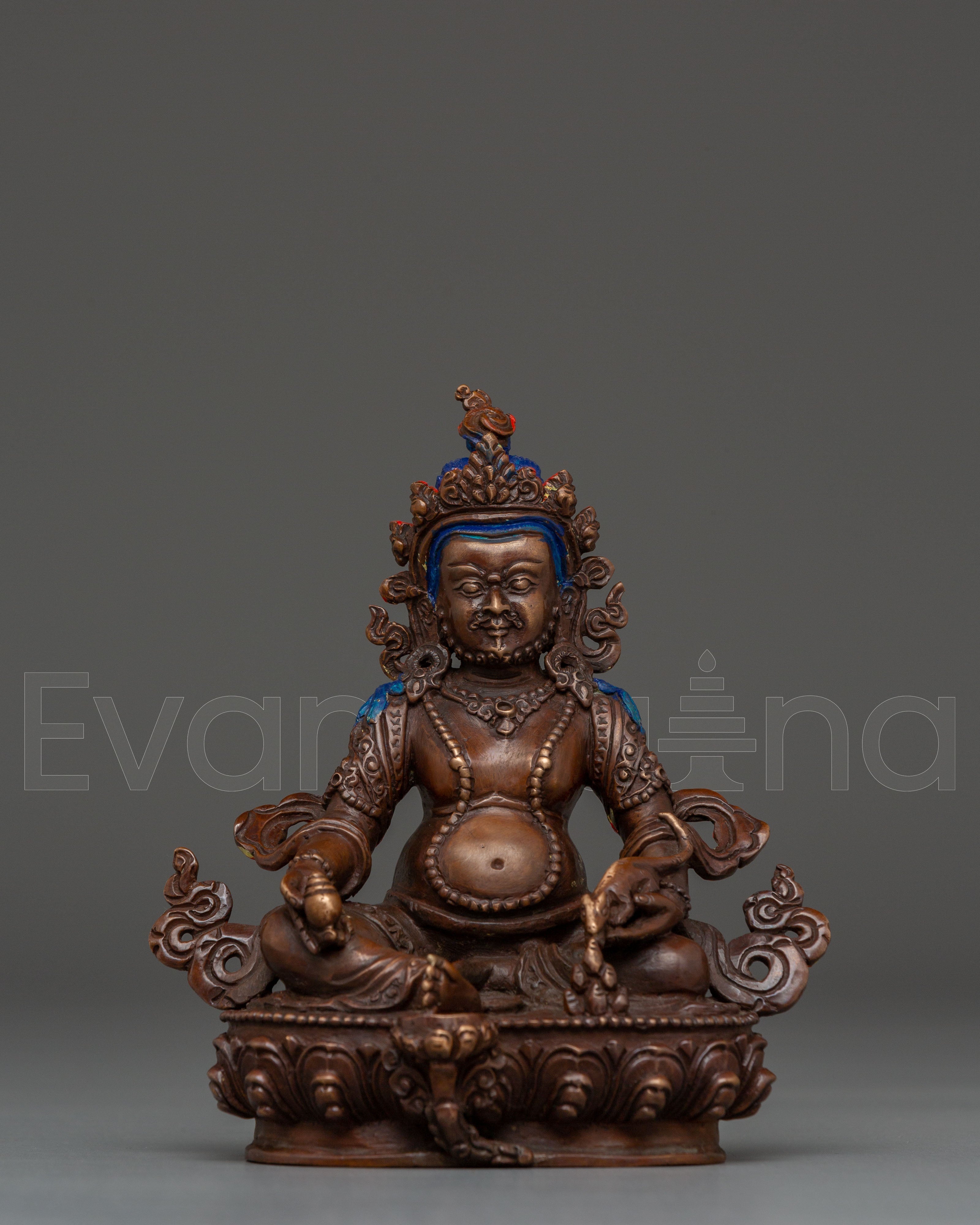 Tibetan Wealth Lord Dzambhala Statue