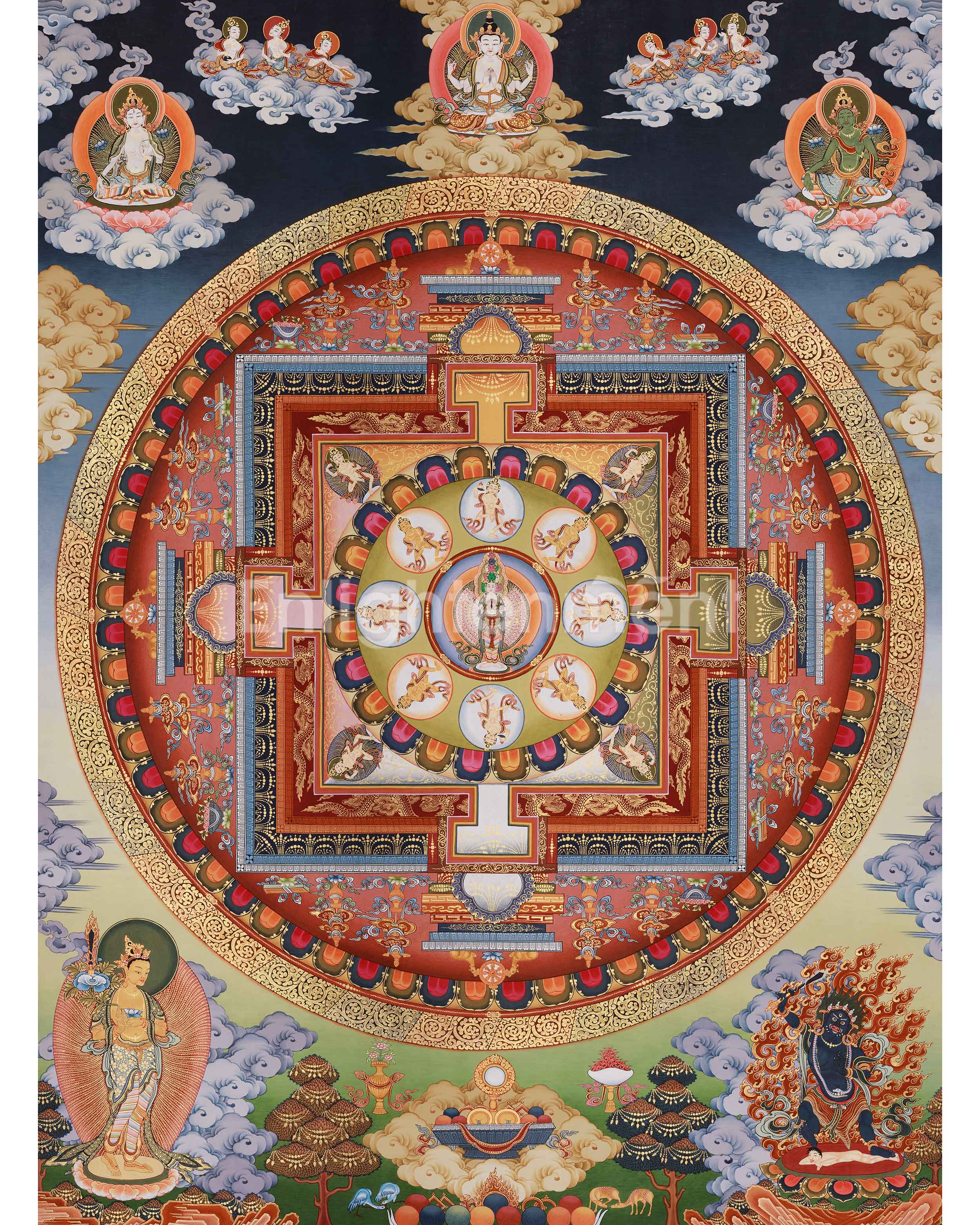 Traditional Avalokiteshvara Mandala 