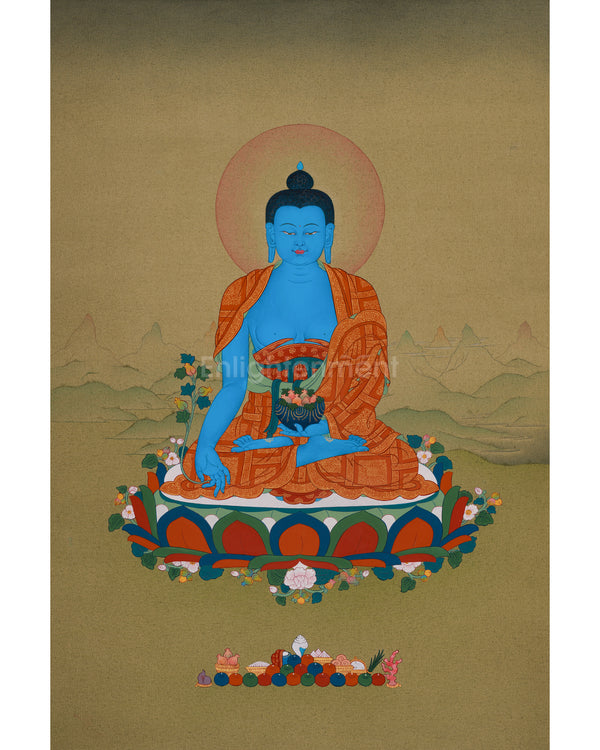 Traditional Bhaisajyaguru Thangka