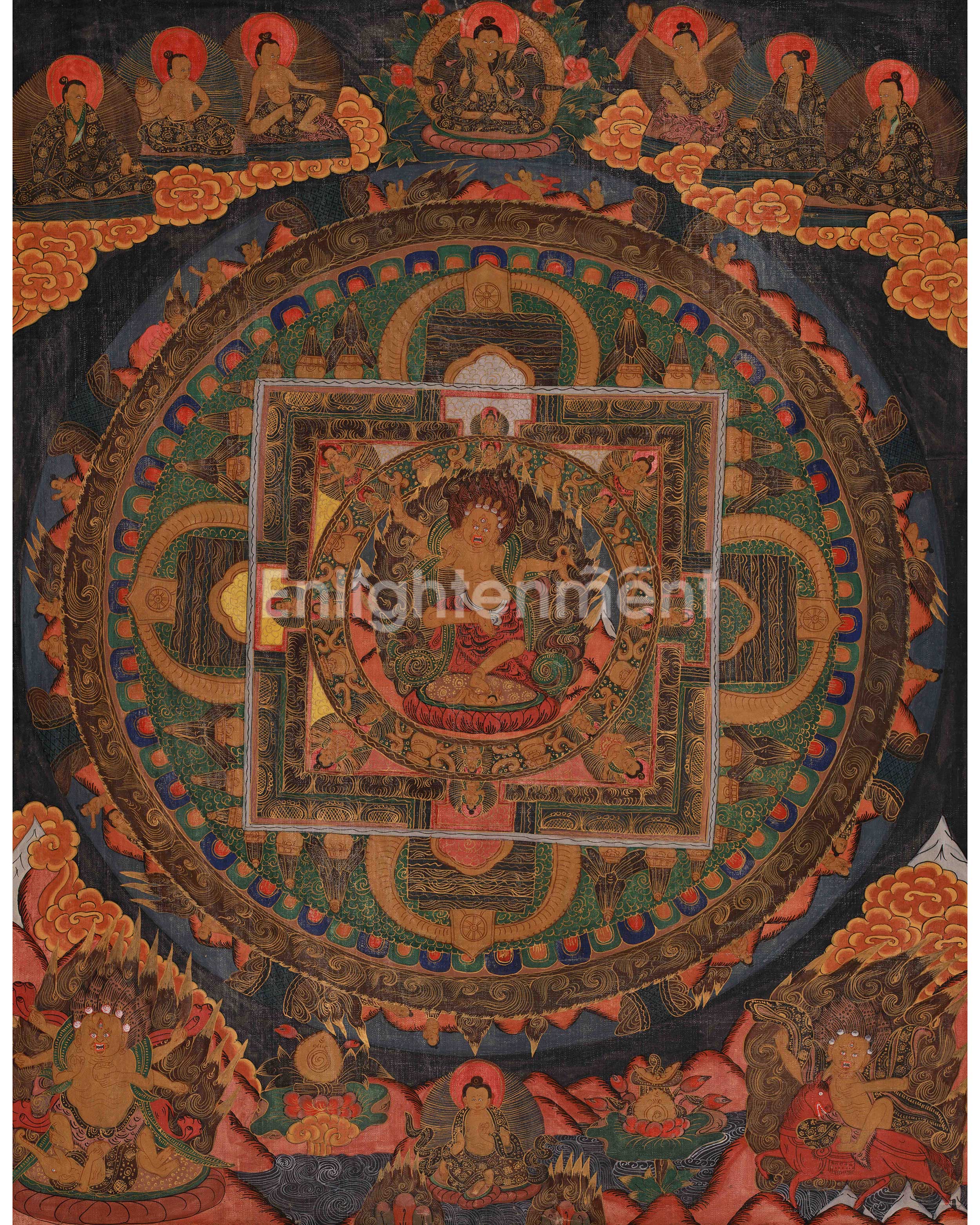 Traditional Deity Mandala Art 