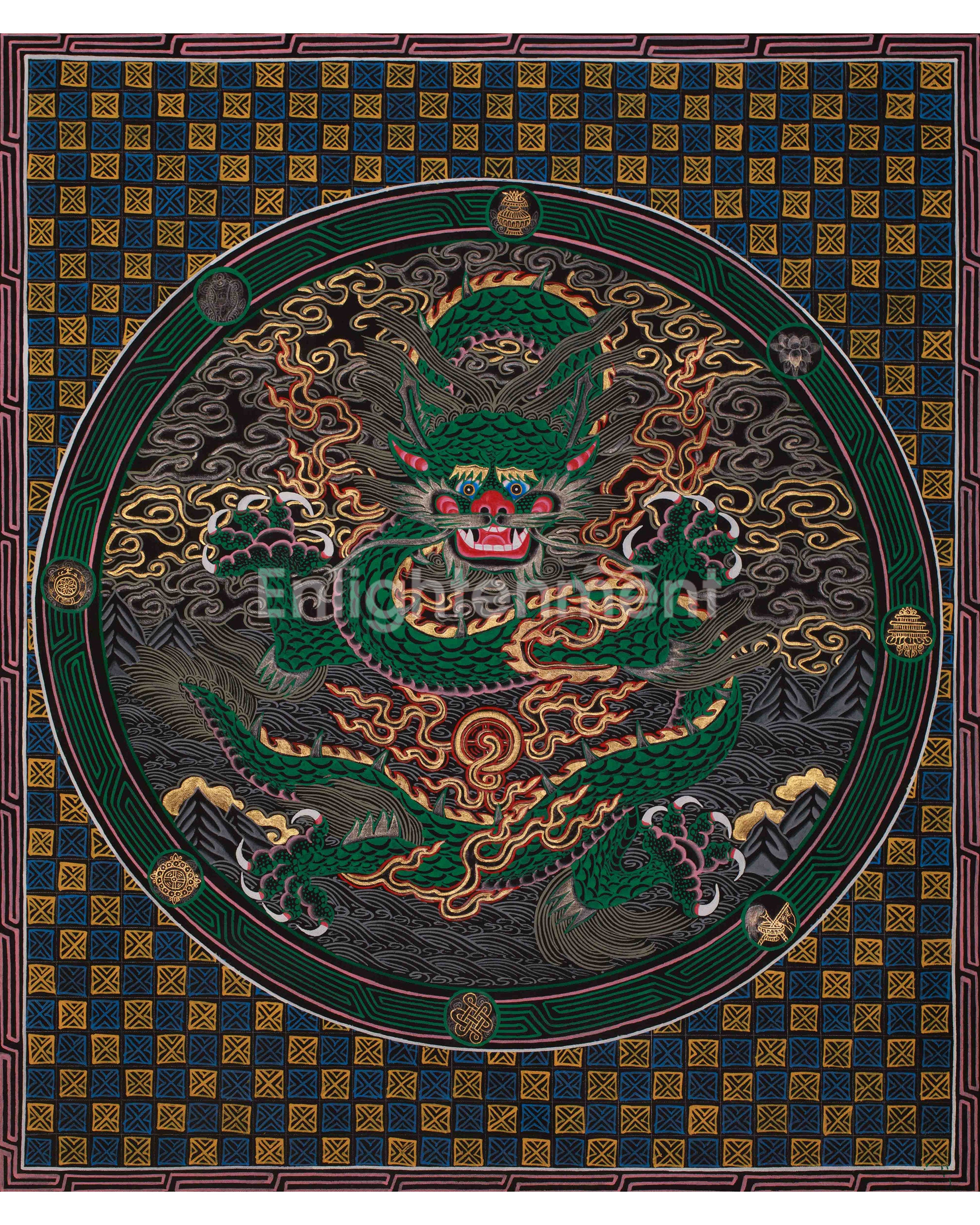 Traditional Dragon Mandala