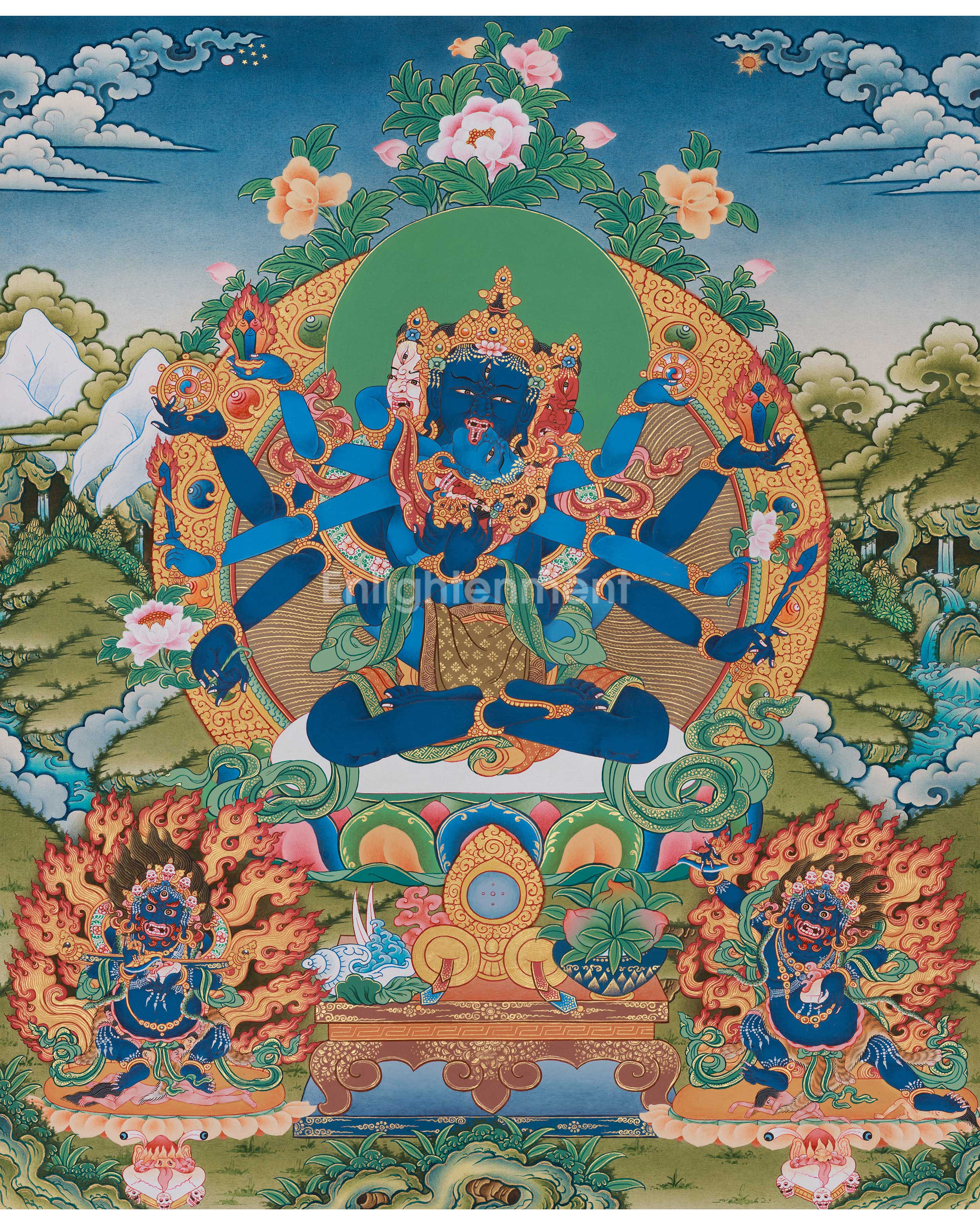 Traditional Guhyasamaja Thangka