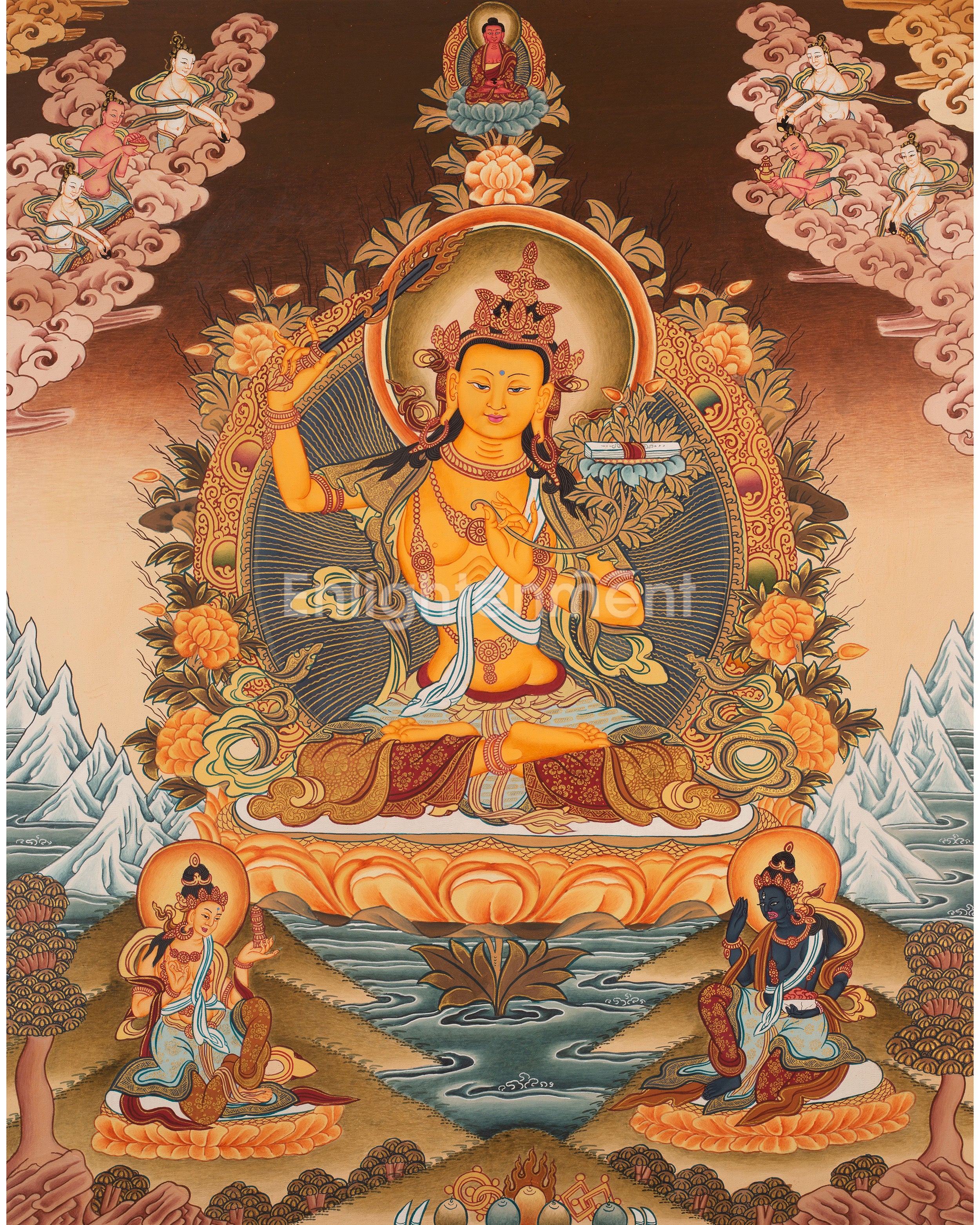 Manjushree Thangka 