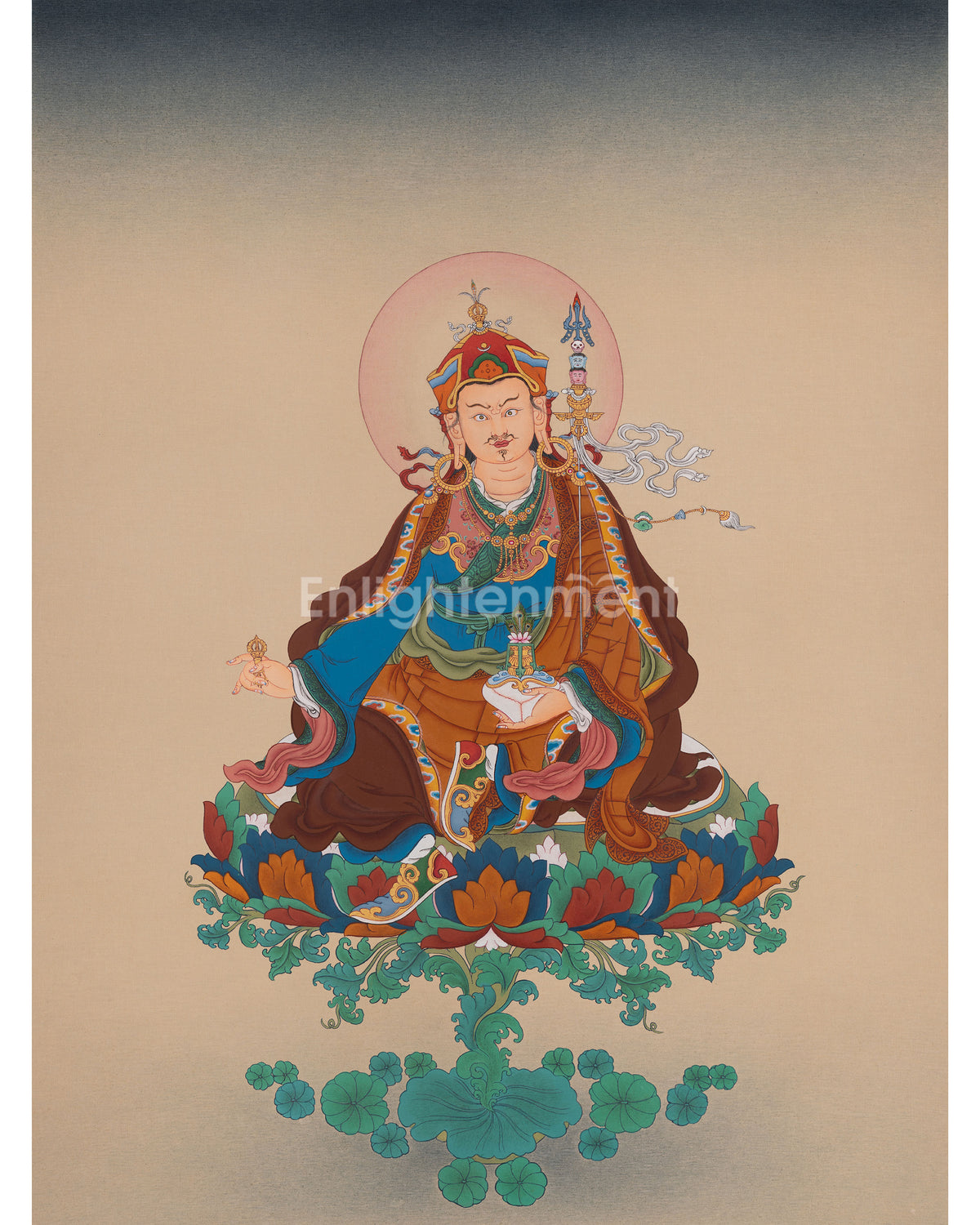 Traditional Padmasambhava Thangka