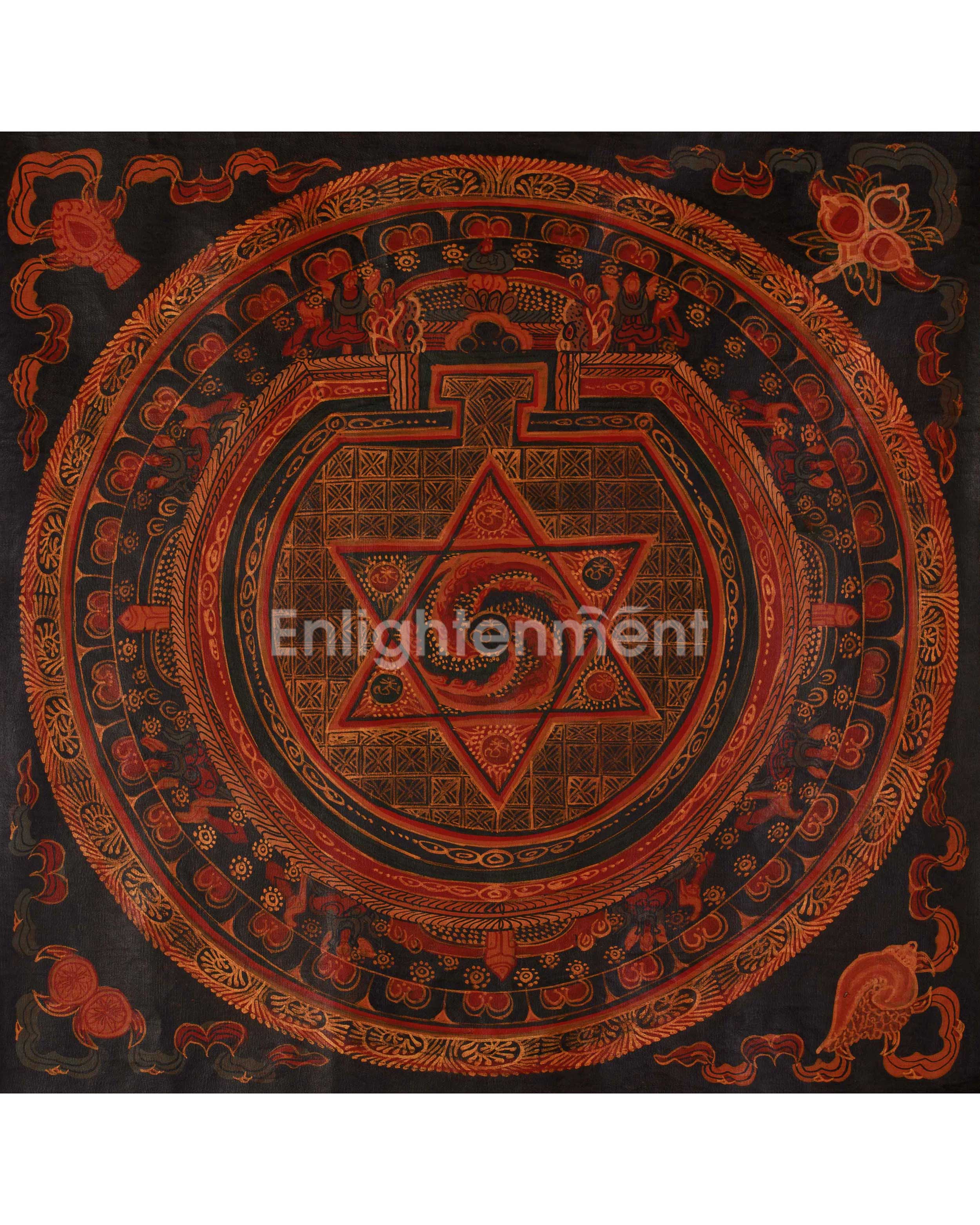Traditional Star Mandala Art 