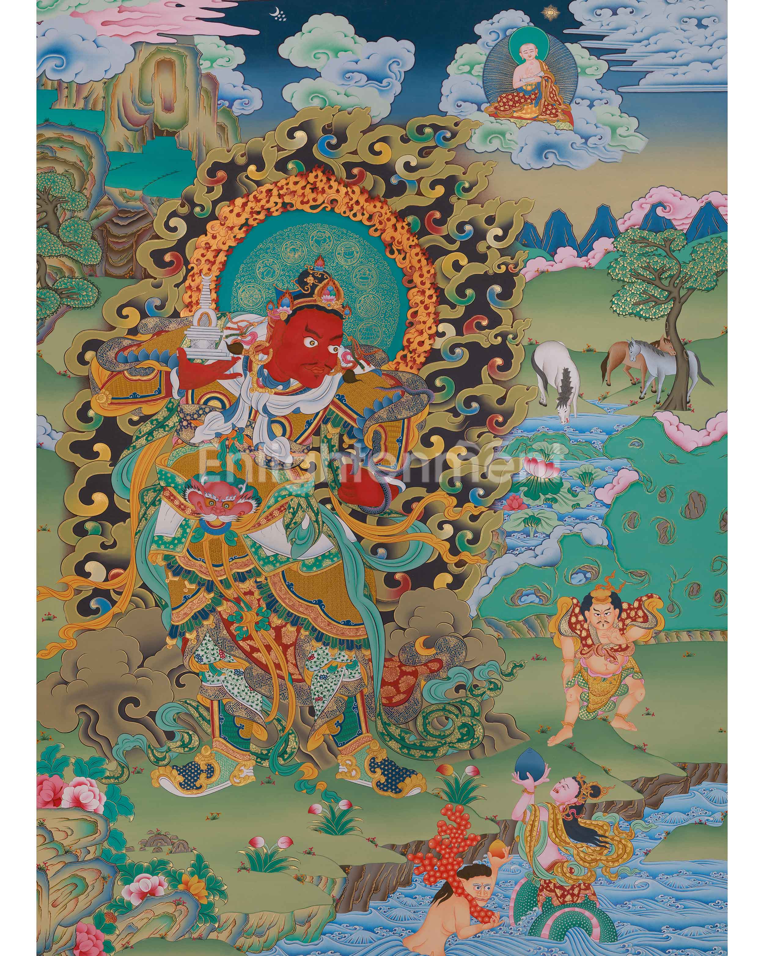 Traditional Thangka of Virupaksa