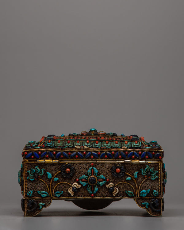 Decorative Treasure Box | Authentic Handcrafted Chest for Storing Jewelry