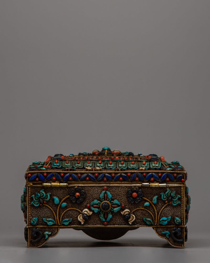 Decorative Treasure Box | Authentic Handcrafted Chest for Storing Jewelry