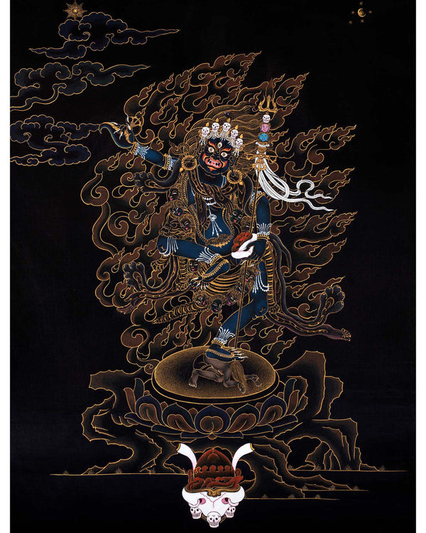 Troma Nagmo Practice Thangka | Traditional Tibetan 24K Gold Painting