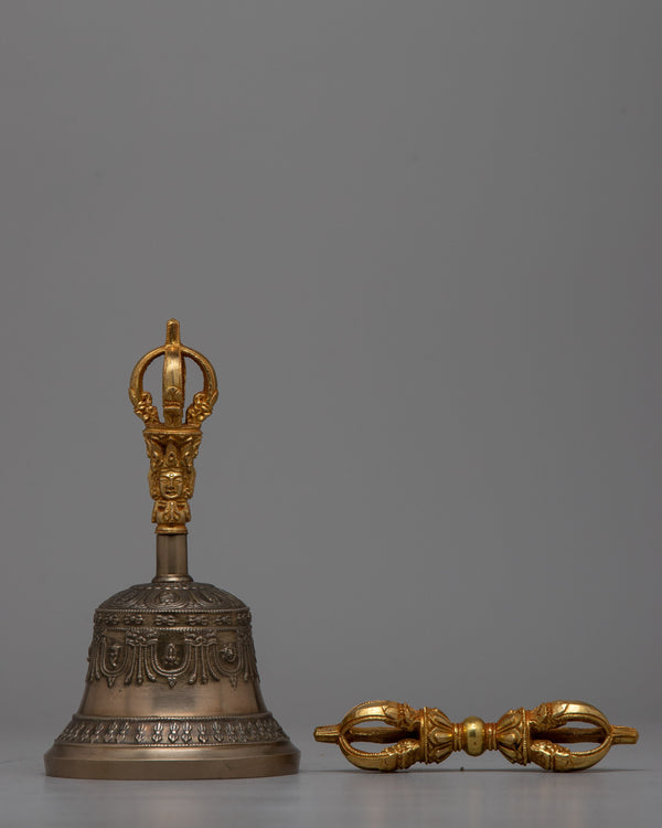 Copper Vajra Bell Set