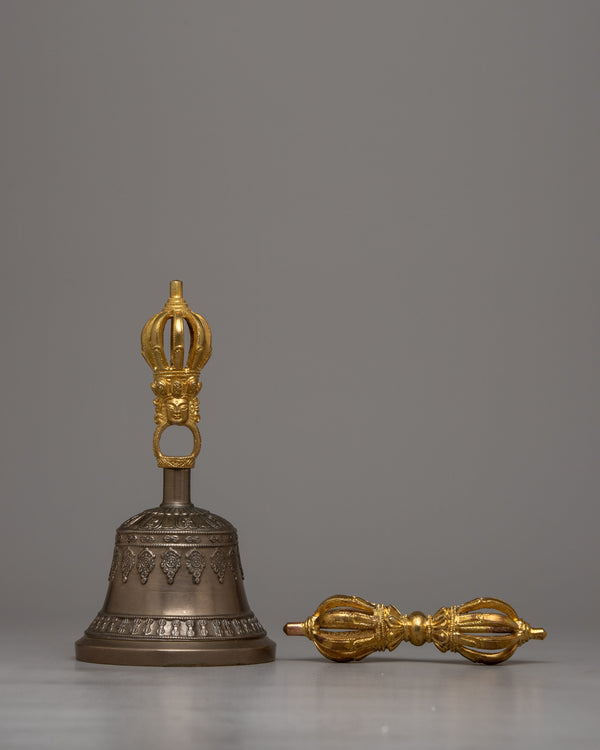 Tibet Ritual Items Vajra and Bell Set