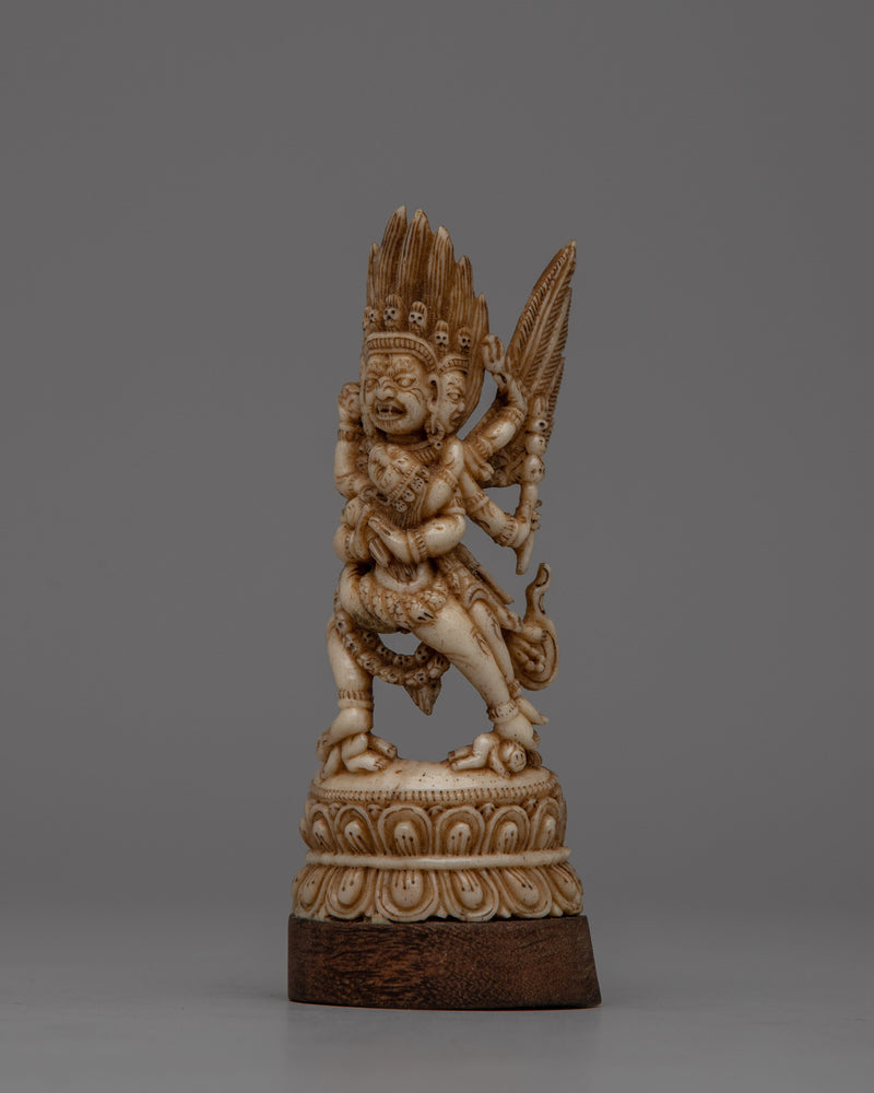 Dorje Phurba Vajrakilaya Statue | Tibetan Fierce Yidam Deity Sculpture for Spiritual Protection