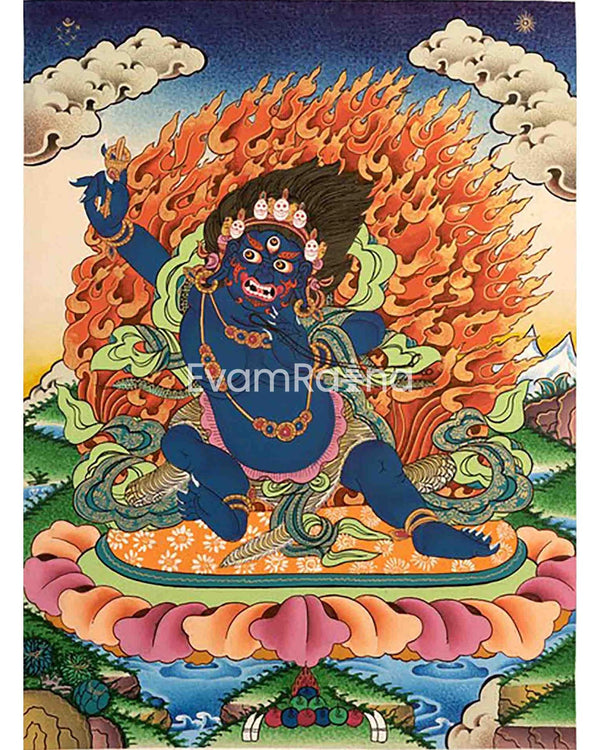 Original Hand-Painted Vajrapani Thangka