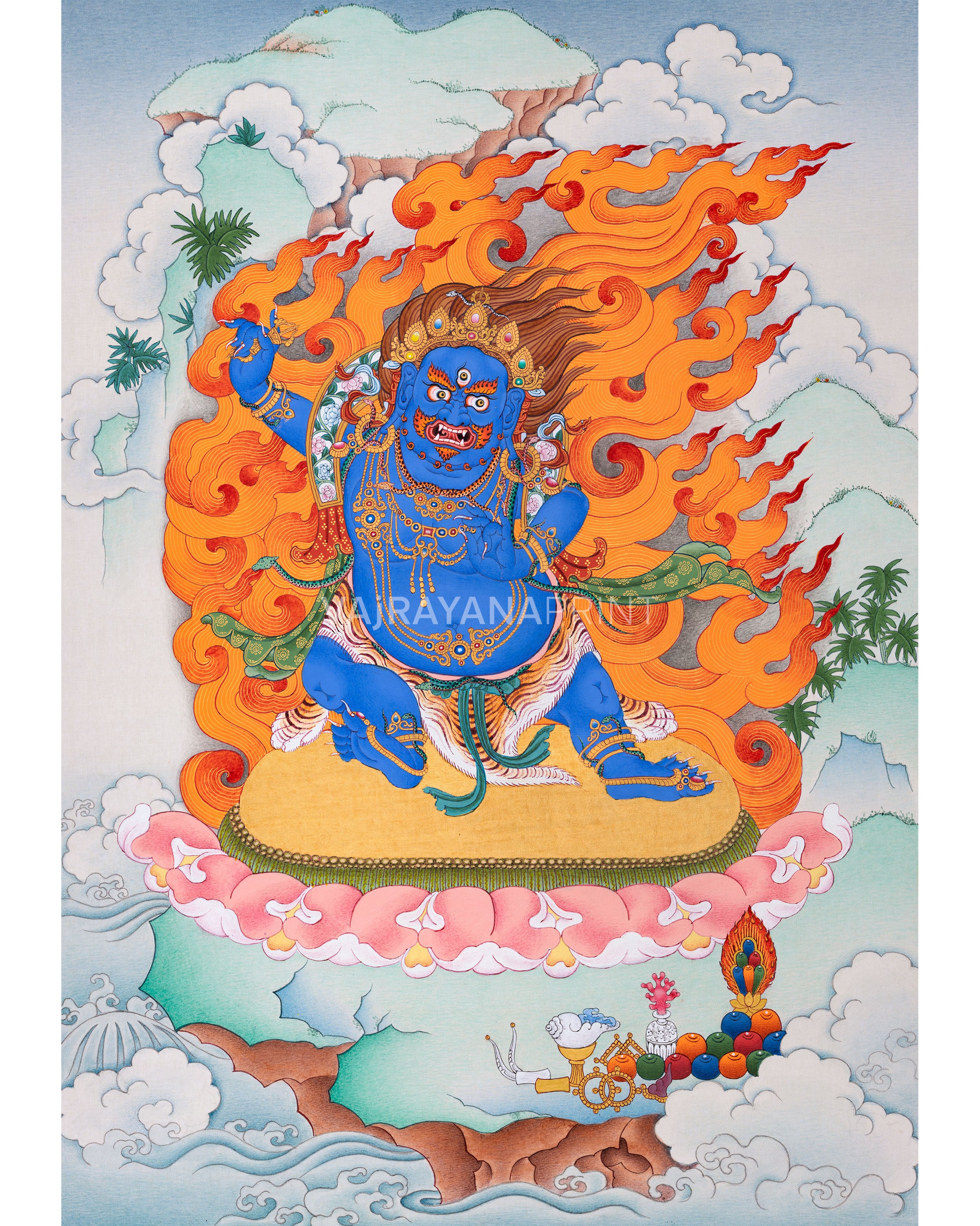 Chenresig-Manjushri-Vajrapani-Thangka Print Set