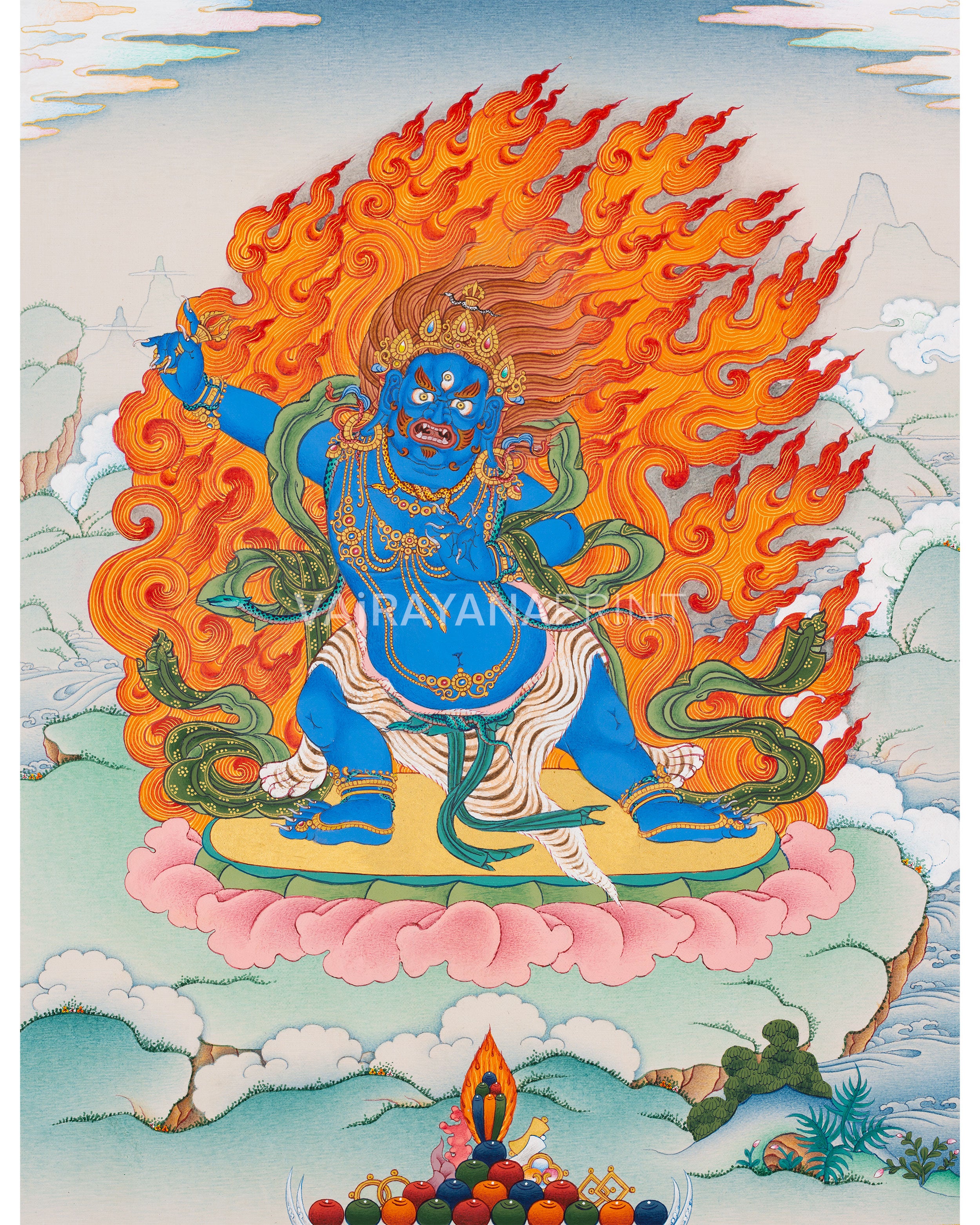 Chenresig-Manjushri-Vajrapani| Thangka Print Set