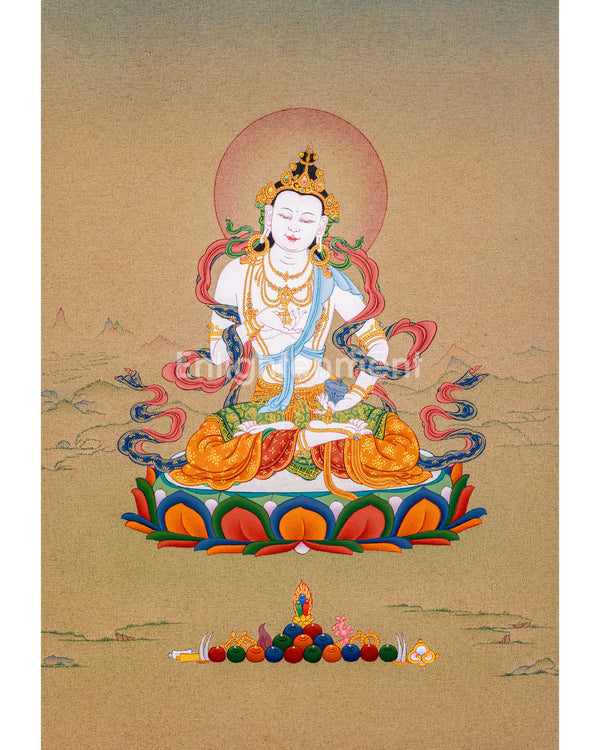 Vajrasattva- Dorje Sempa Thangka