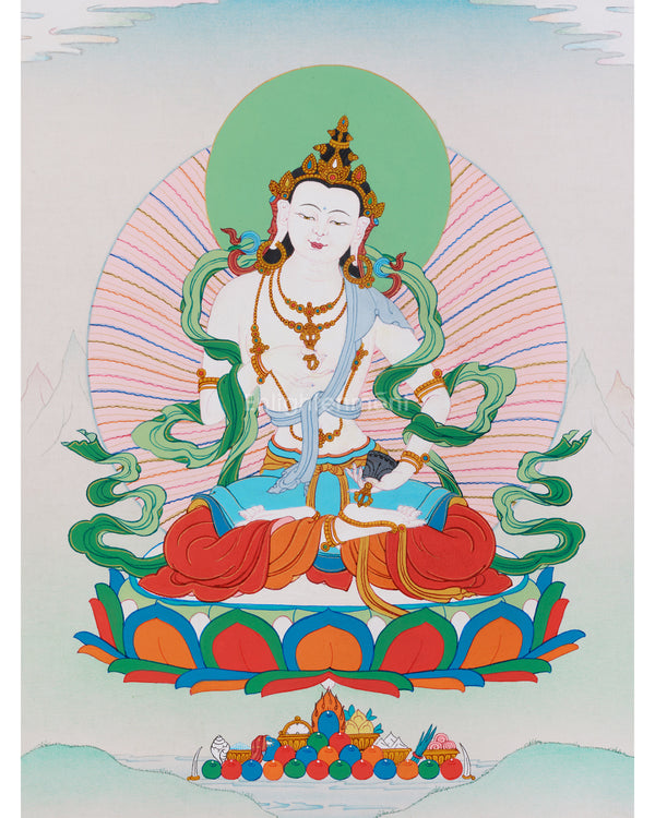  Dorje Sempa, Vajrasattva Thangka