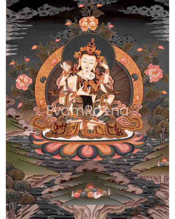 Yab Yum Thangka Painting