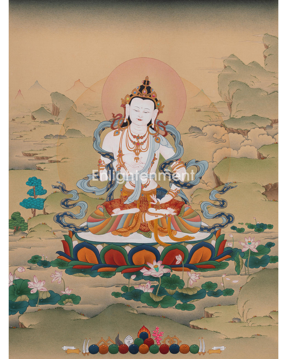 Vajrasattva Sacred Thangka