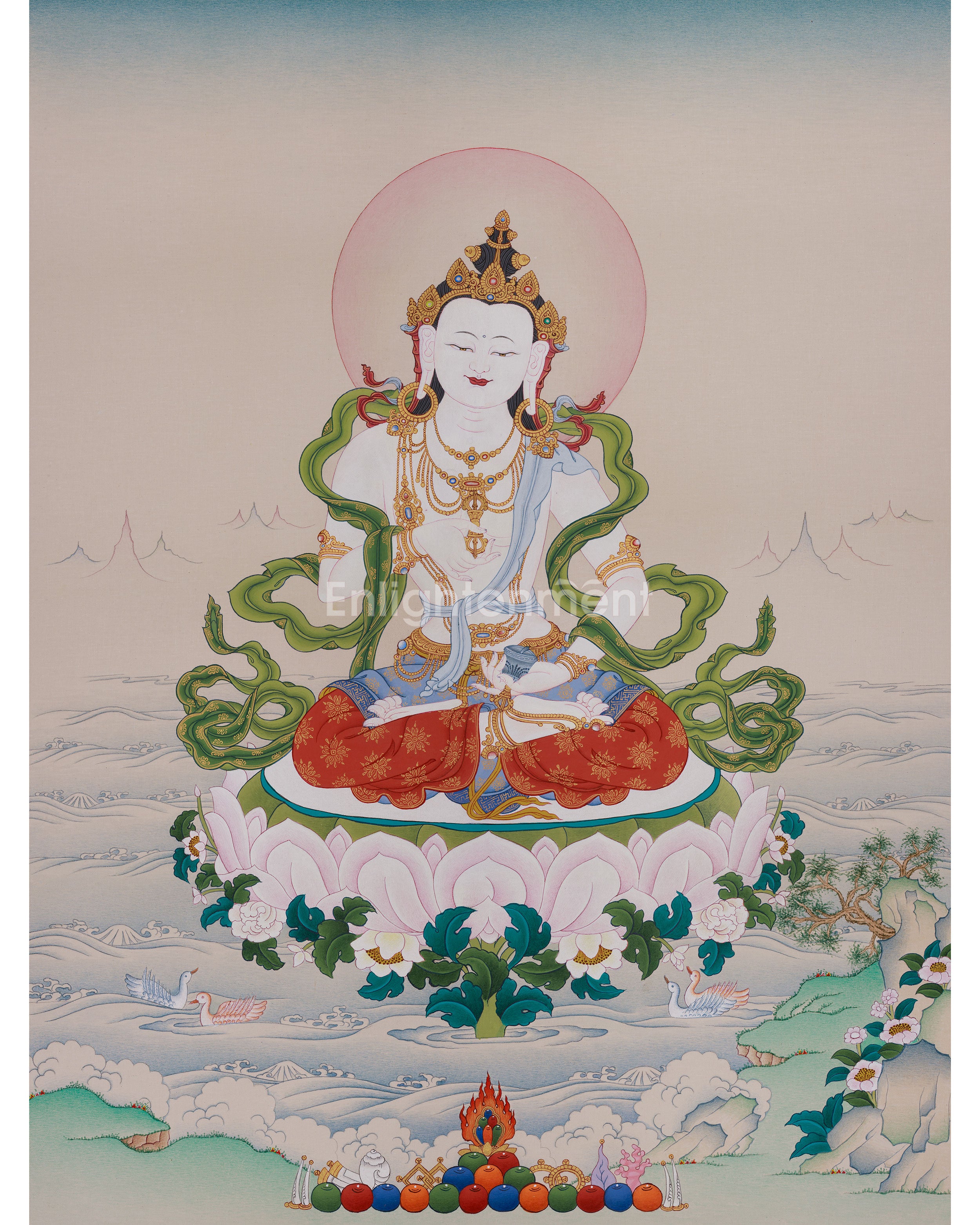 Vajrasattva Symbol of Purification Thangka