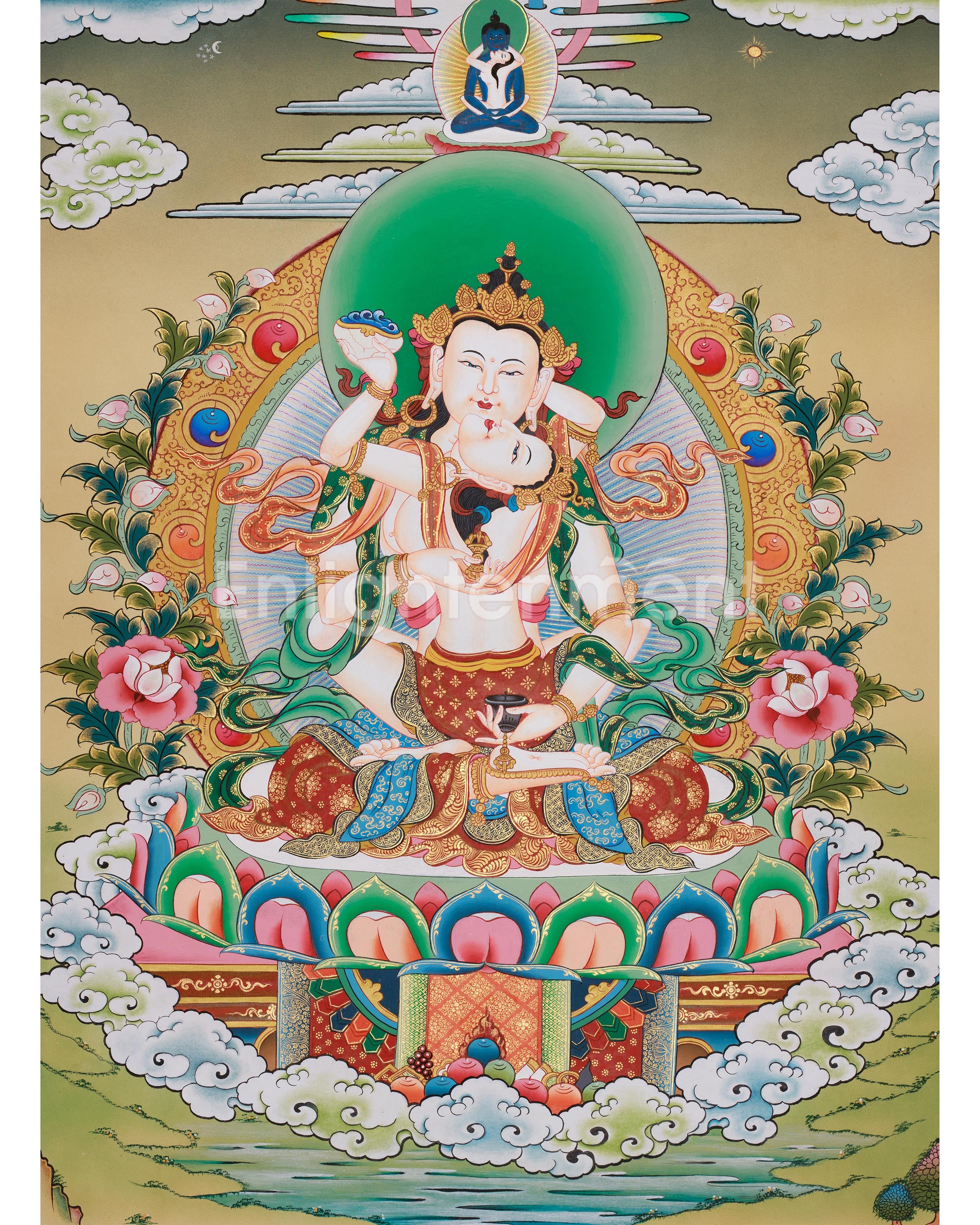 Vajrasattva Tibetan Artwork