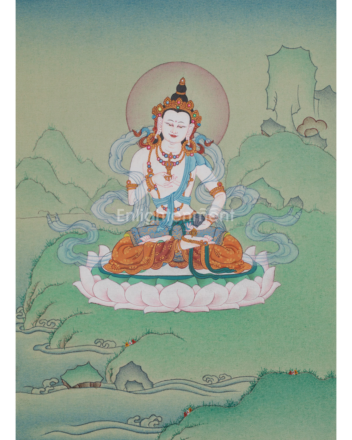 Vajrasattva Traditional Thangka