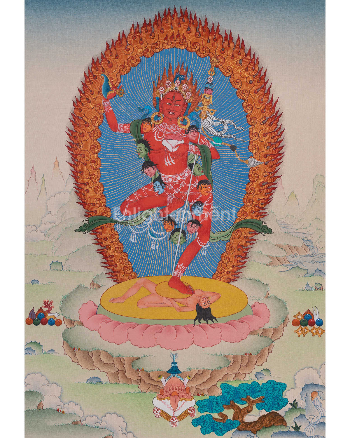 Vajravarahi Buddhist Thangka