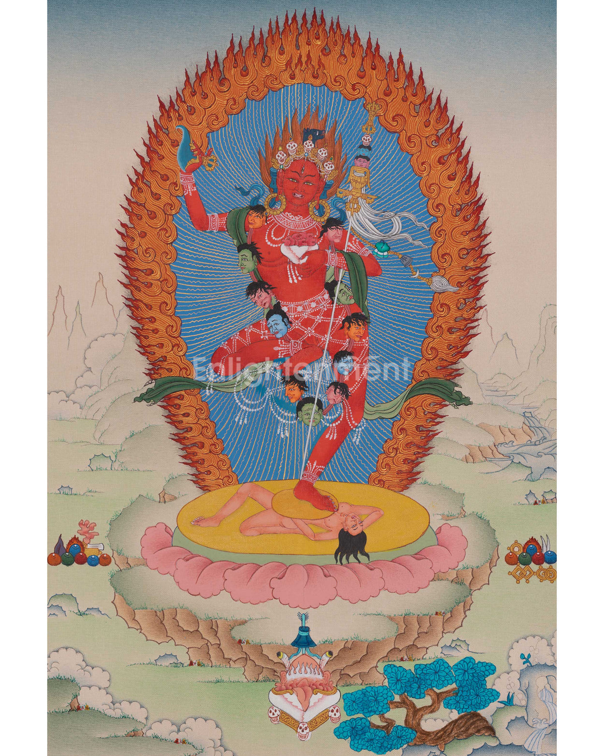 Vajravarahi Sacred Thangka