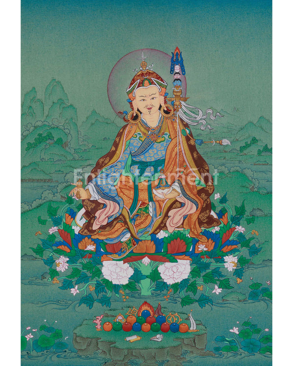 Vajrayana Deity Guru Rinpoche Artwork