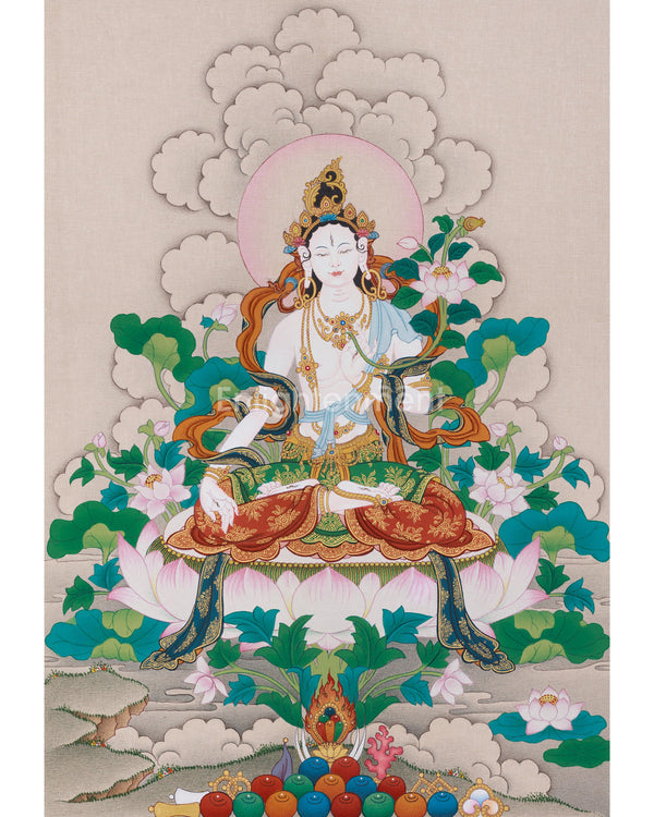 Vajrayana Deity White Tara 