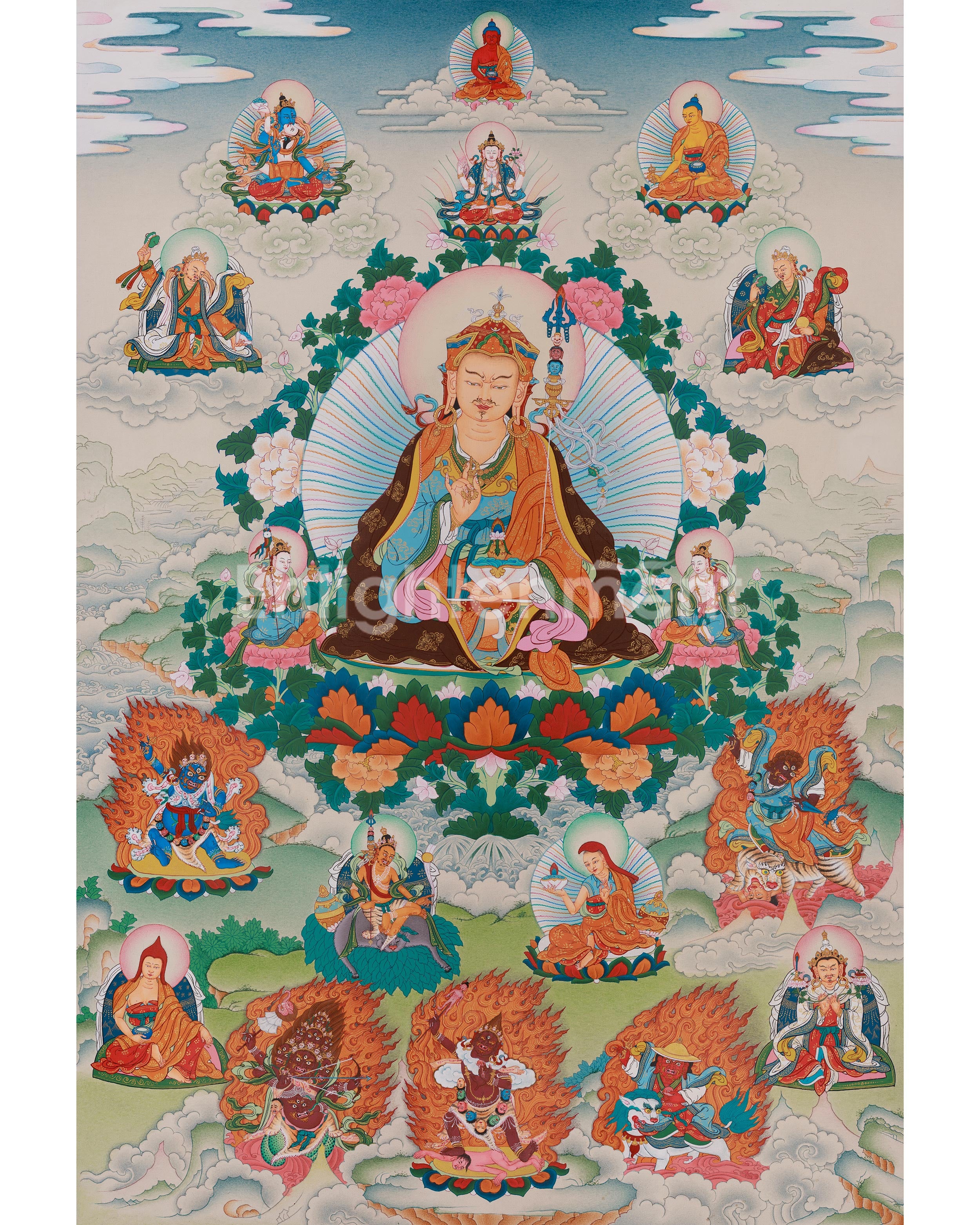 Vajrayana Guru Rinpoche Artwork