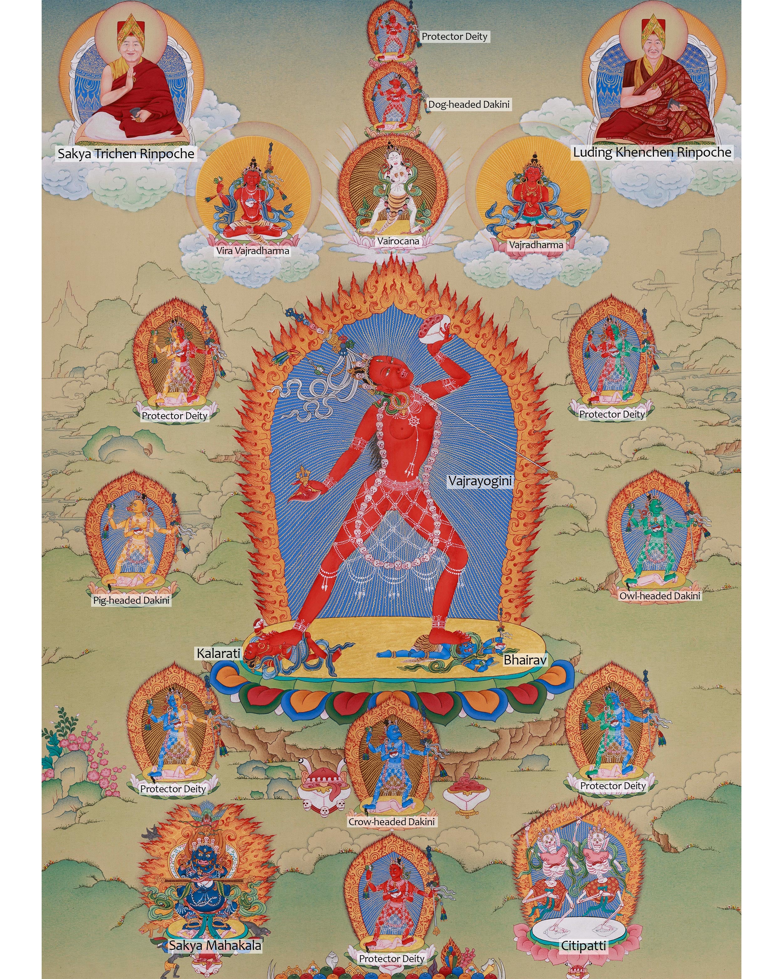 The Divine Presence of Dakini Vajrayogini | Embodying Enlightened Femininity and Tantric Energy