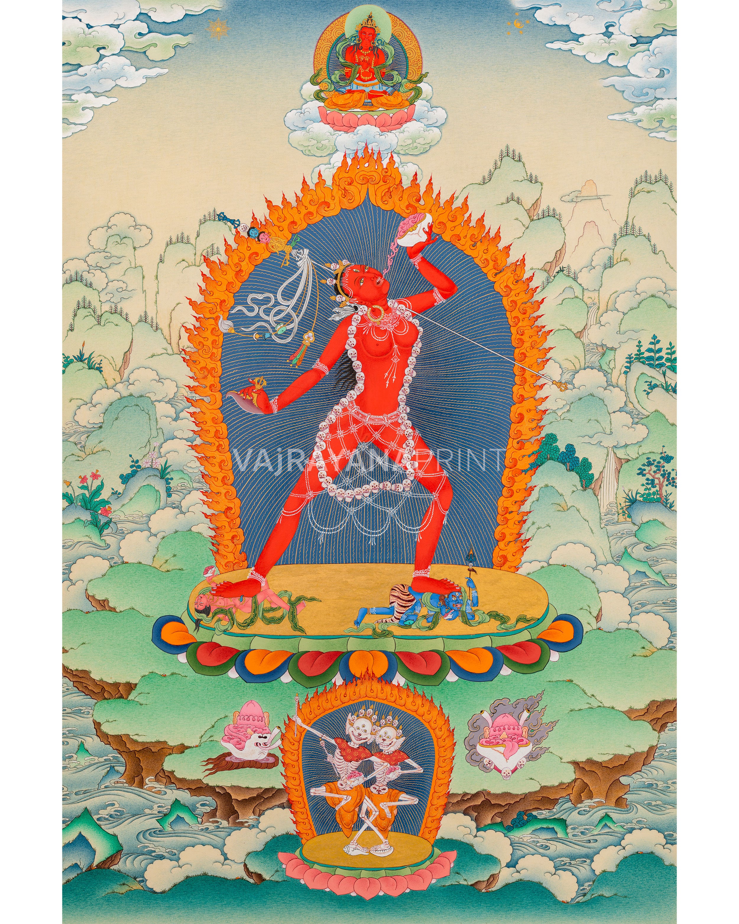 Vajrayogini Dakini Thangka Print