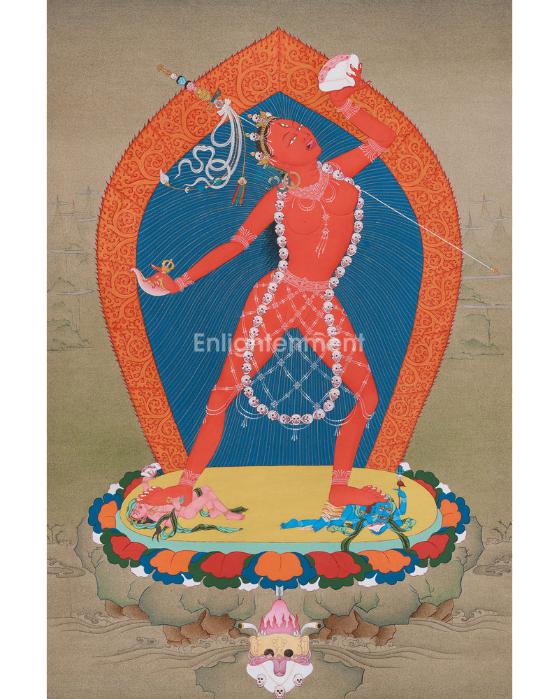 Vajrayogini: Vajrayana Meditation Thangka