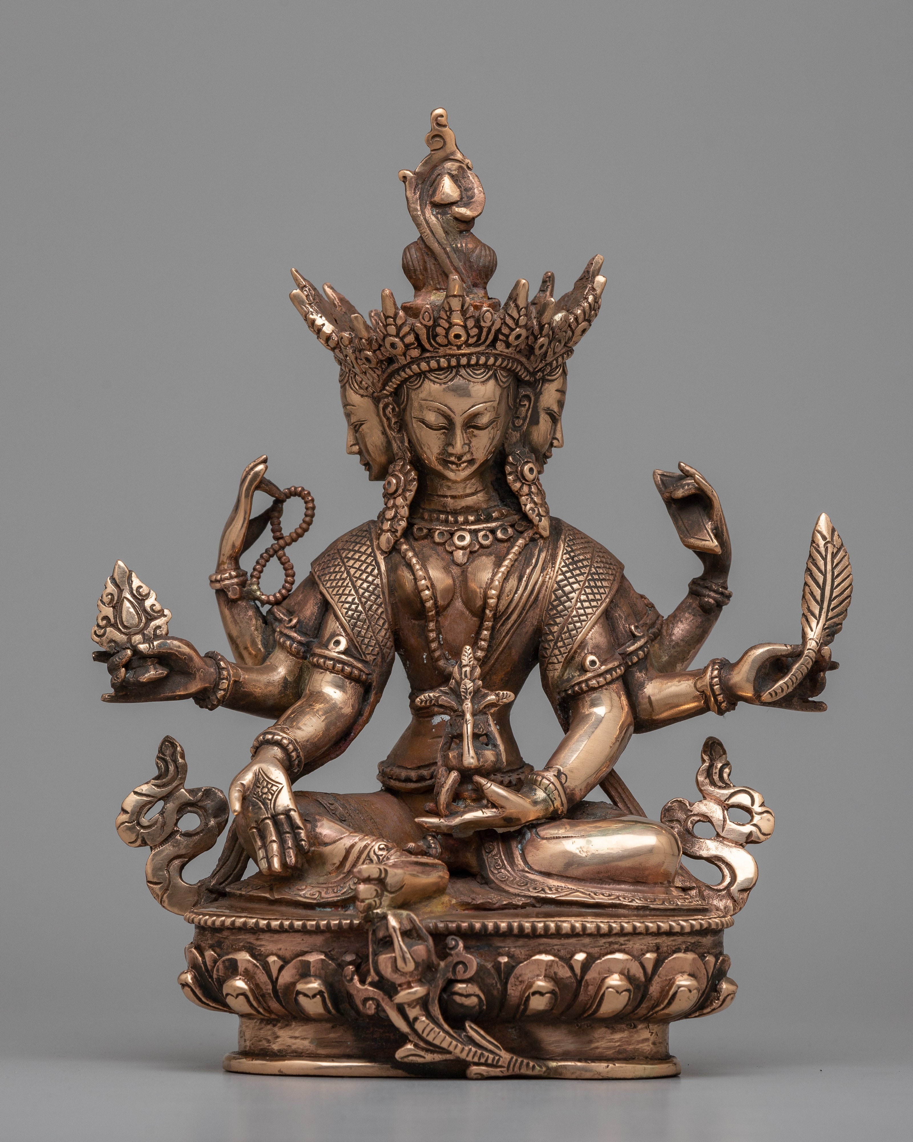 Vasudha Goddess Statue | Revered Symbol of Earthly Abundance and Nurtu