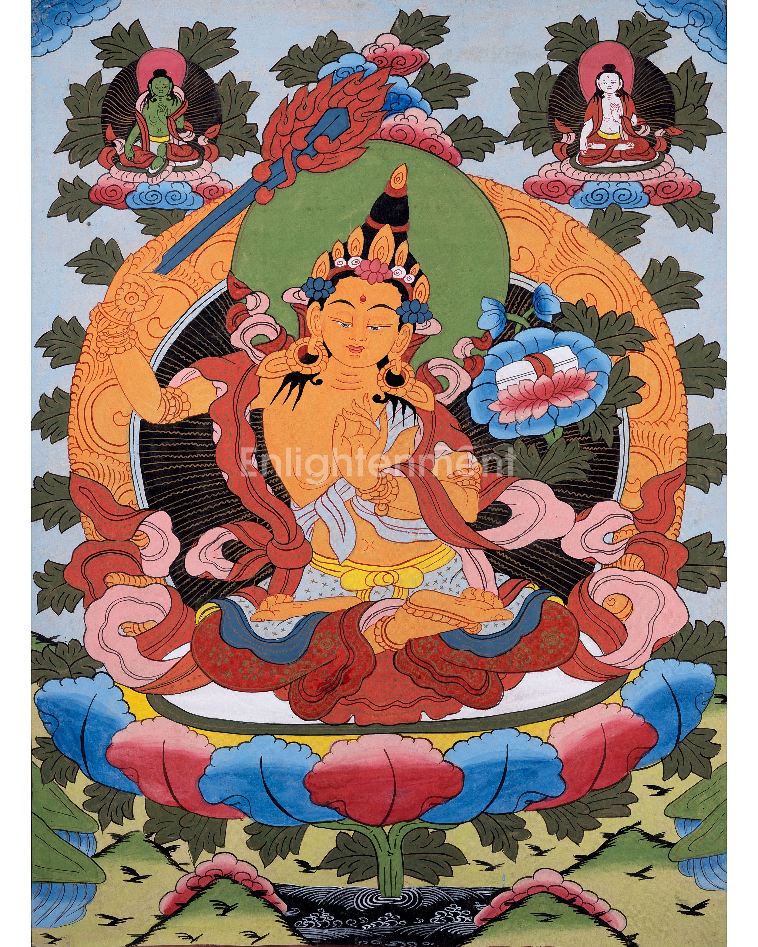 Vintage Manjushree Thangka