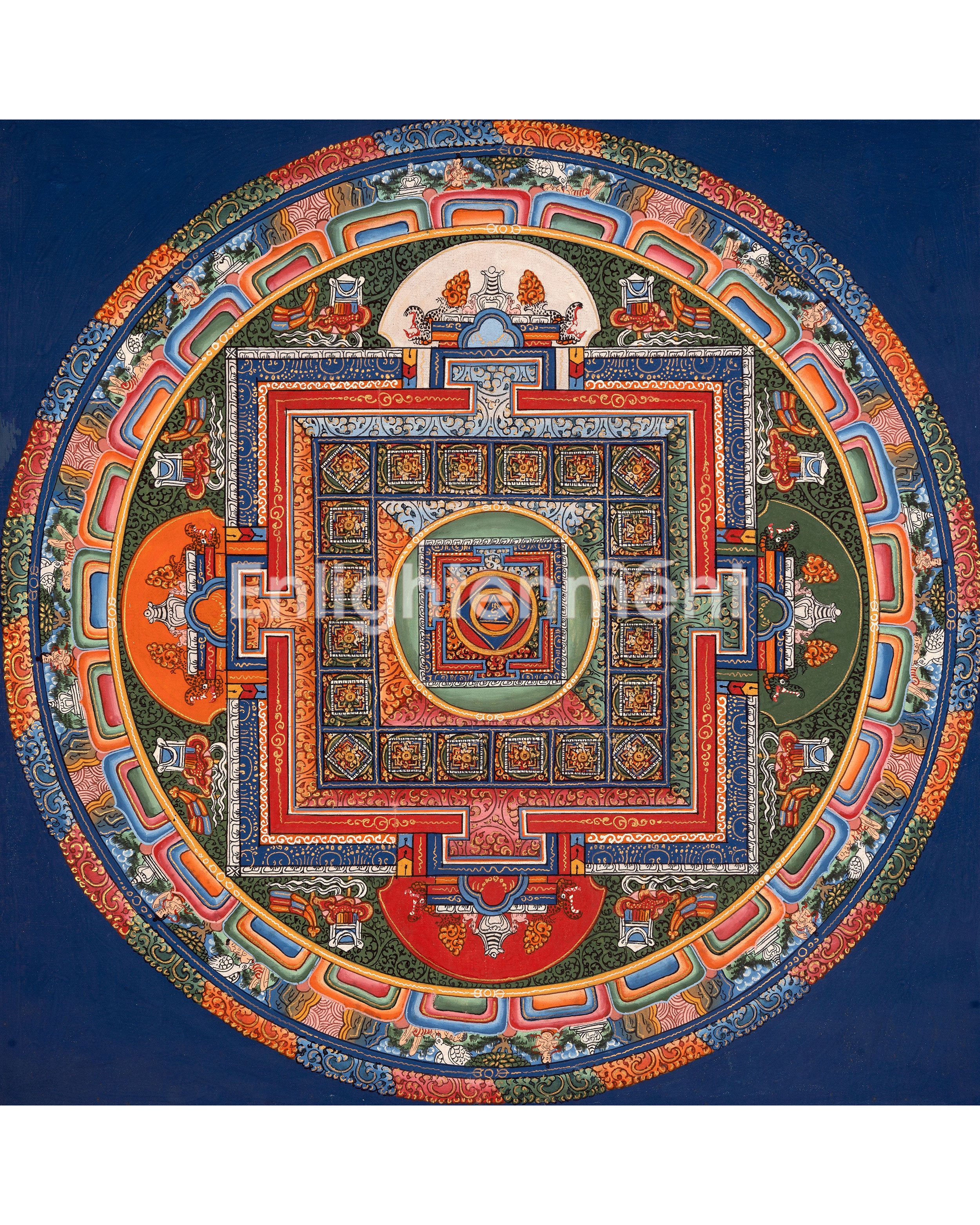 Vintage Vajrayana Mandala