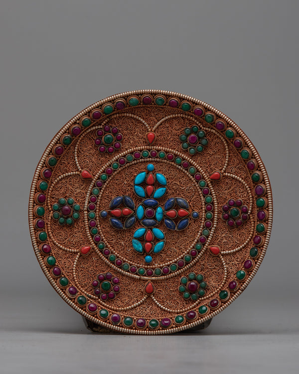 Tibetan Wall Hanging Decorative Plate