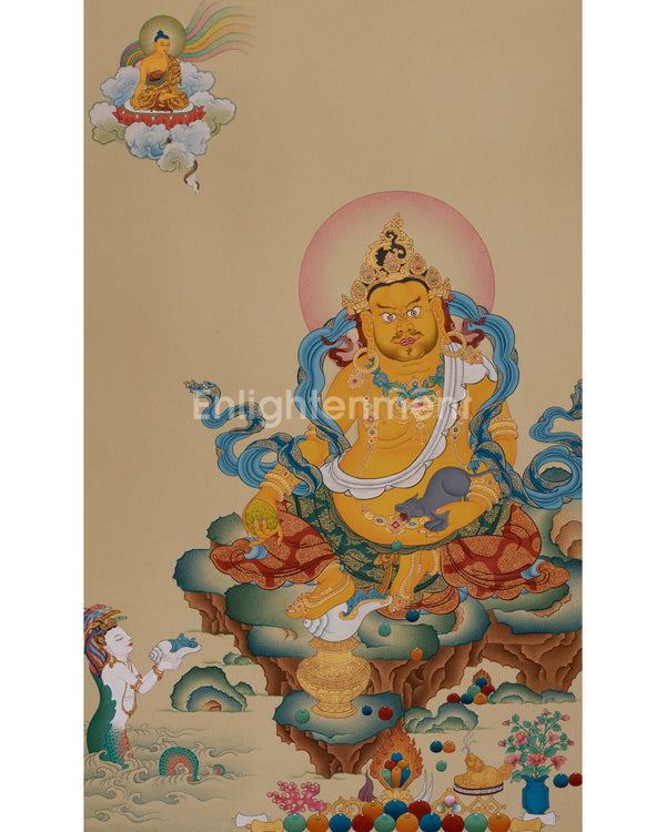 Wealth Deity, Yellow Dzambhala