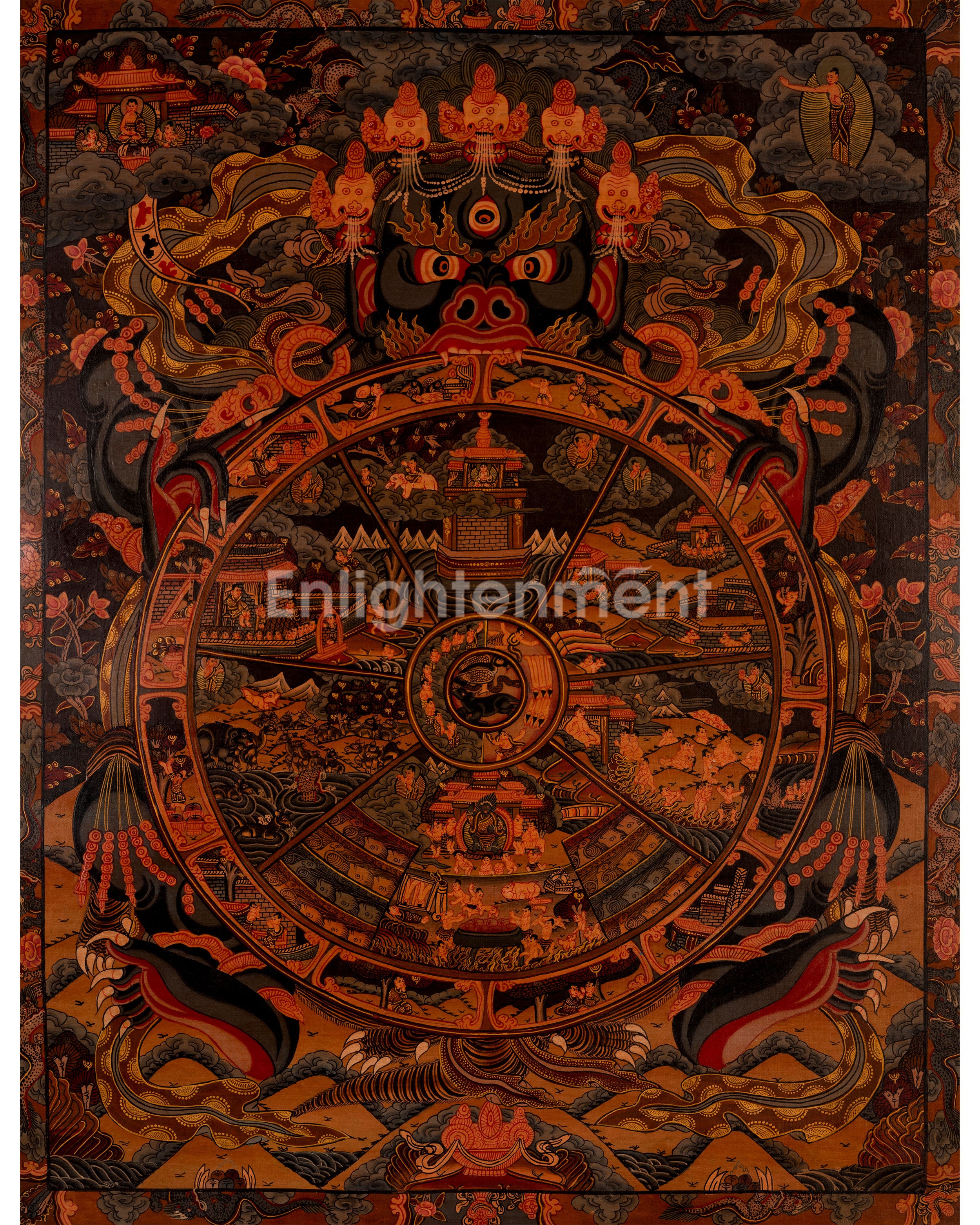 Wheel Of Life Painting