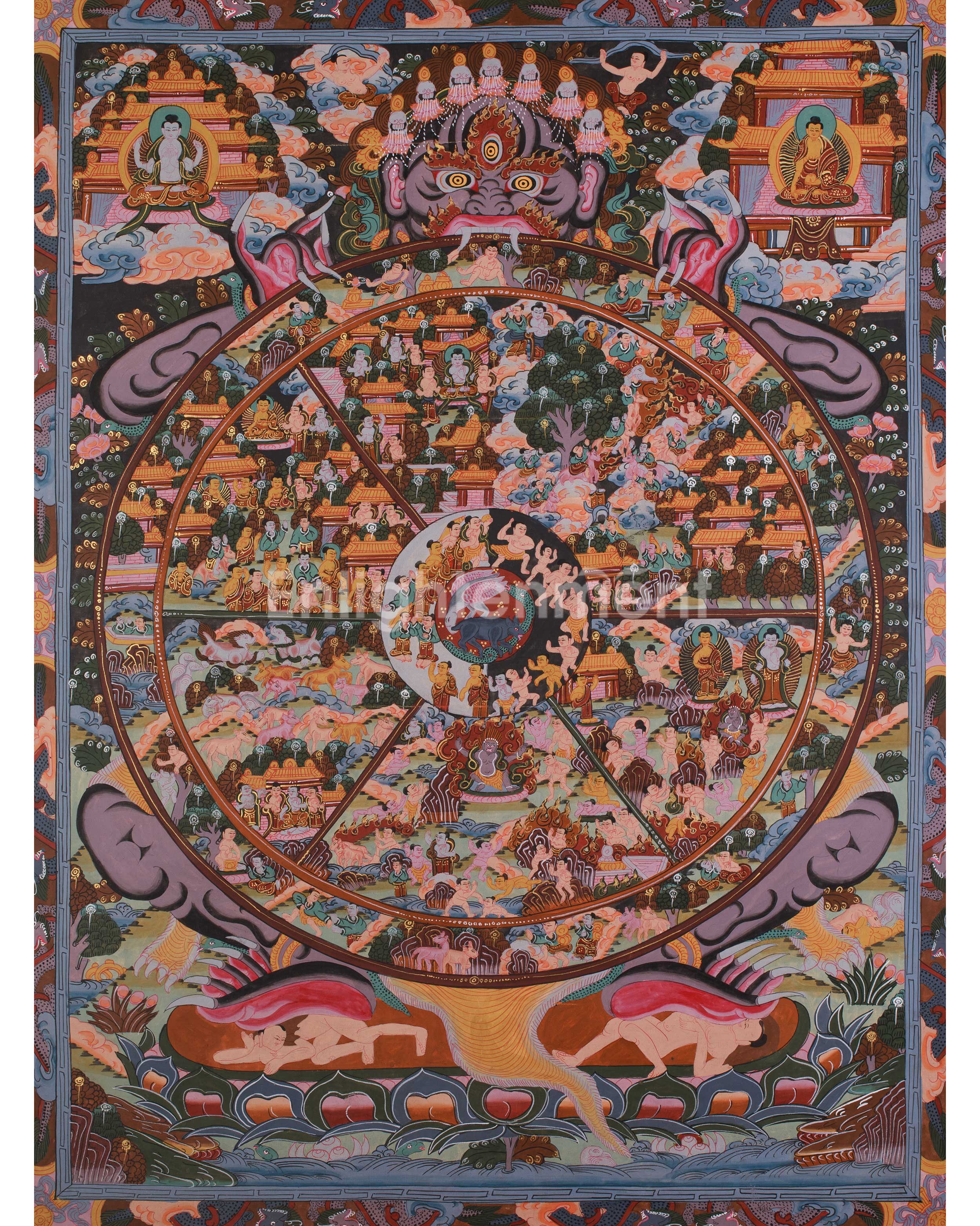 Wheel of Life Buddhist Art